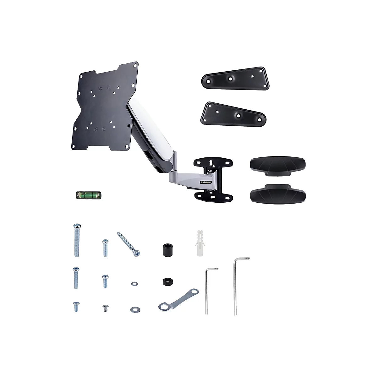 StarTech.com VESA TV Wall Mount, TV Mounting Bracket For 23'-55' Displays, Adjustable Full Motion TV Wall Mount Supports 66lb (30kg), Extendable/Tilting/Swivel Monitor Wall Mount - Low Profile/Slim Display Mount (FHA-TV-WALL-MOUNT) - Befestigungsk...