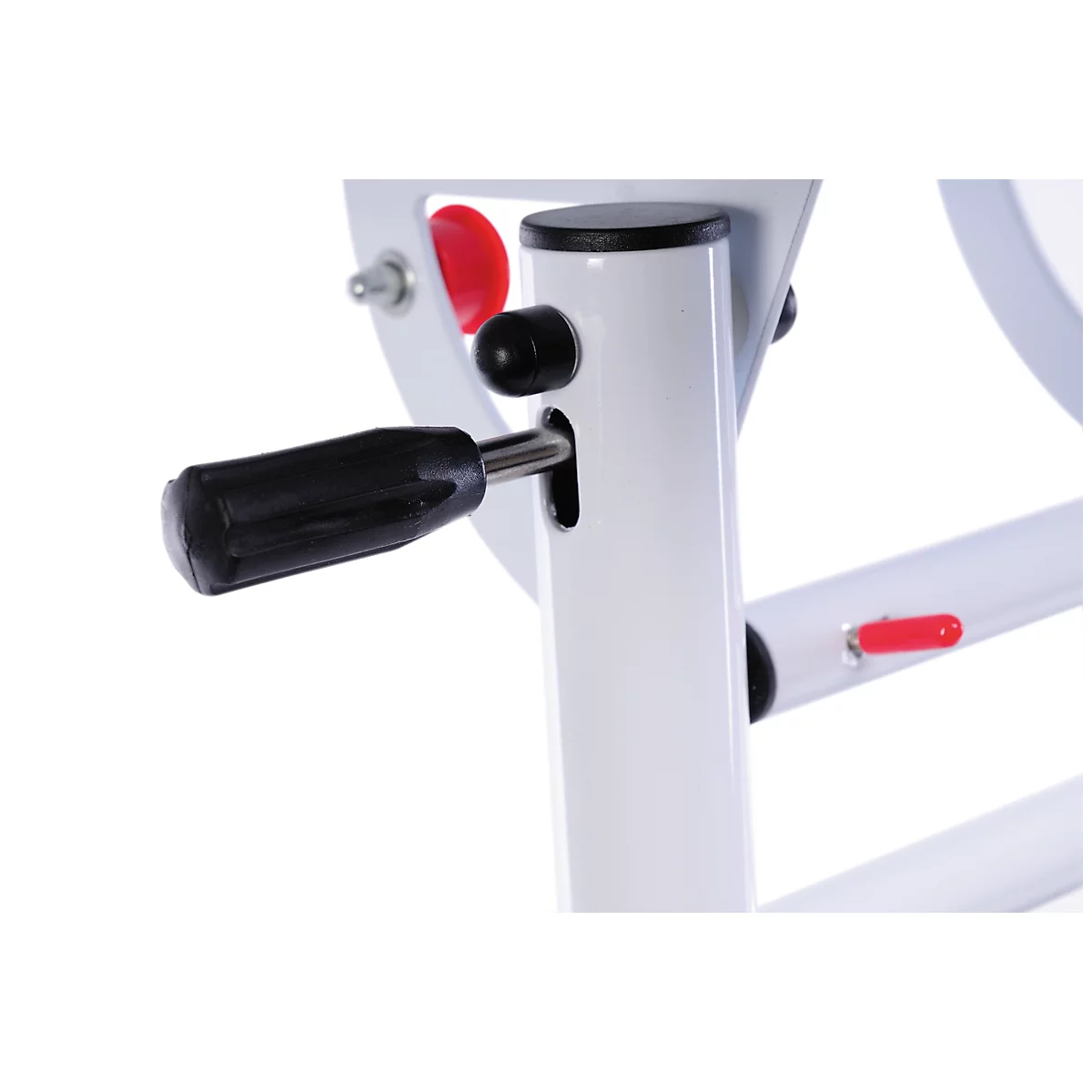 Station de présentation Franken Travel, pour ordinateur portable &amp; vidéoprojecteur, réglable en hauteur, charge maximale 15 kg, acier
