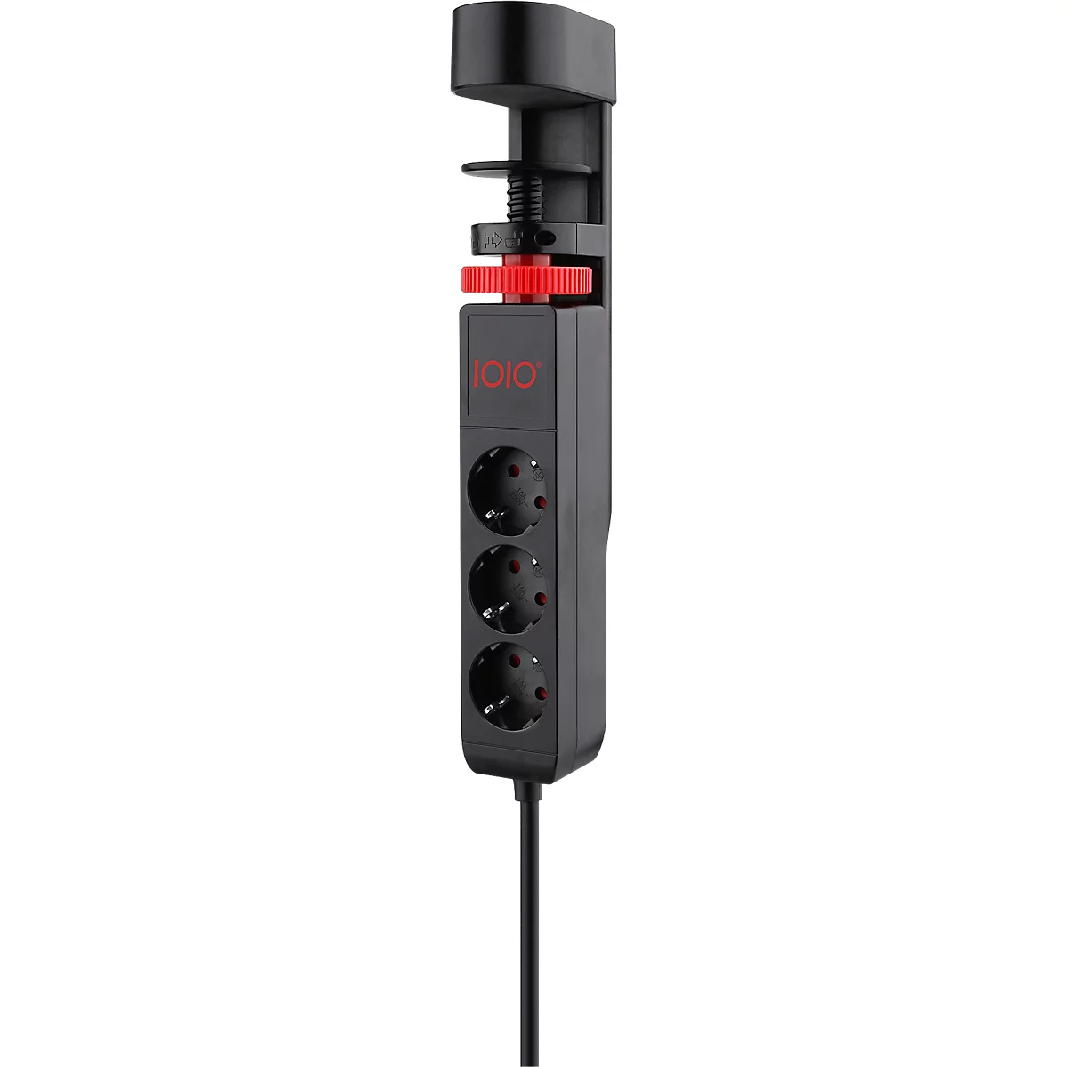 Steckdosenleiste Olympia IOIO SL 3000, 3-fach + 2 x USB-A und 1 x USB-C, Kabellänge 1,5 m, Polypropylen, schokobraun