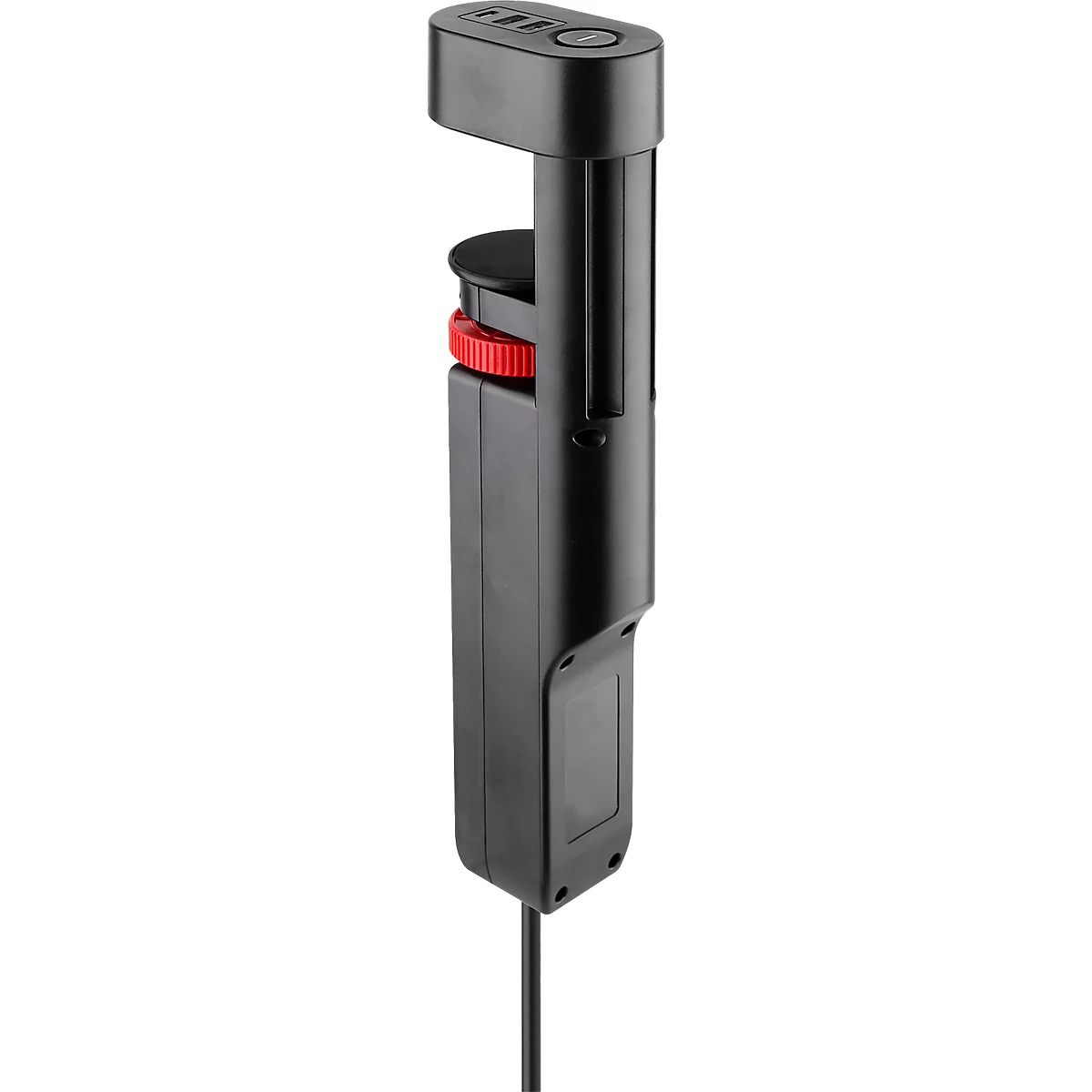 Steckdosenleiste Olympia IOIO SL 3000, 3-fach + 2 x USB-A und 1 x USB-C, Kabellänge 1,5 m, Polypropylen, schokobraun
