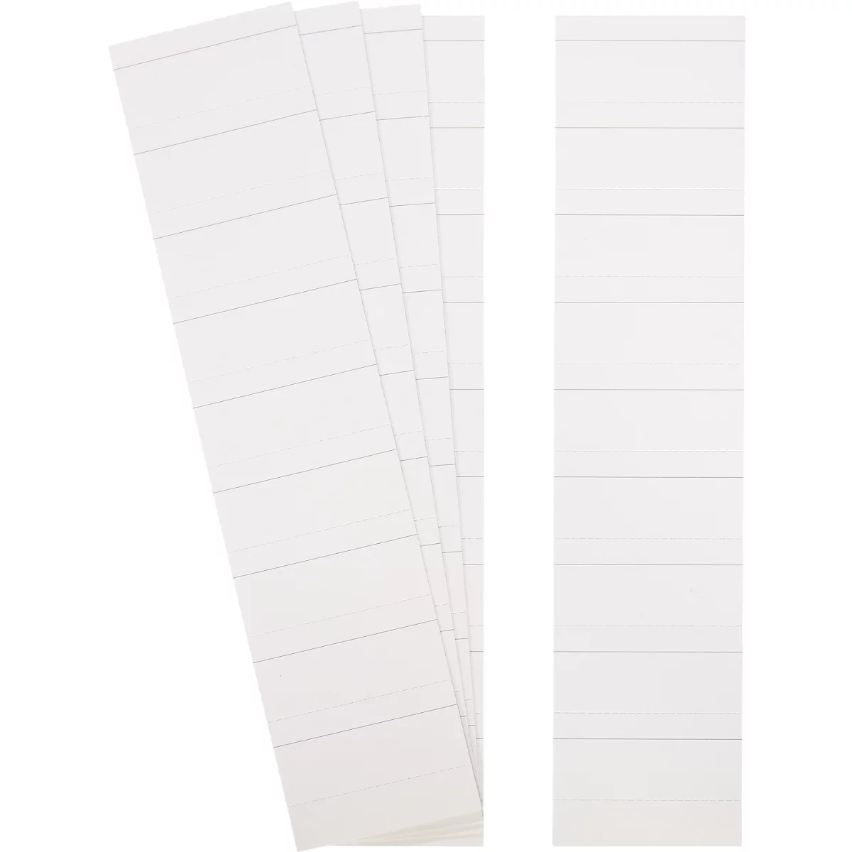 Steckkarten für Ultradex Stecktafeln Planrecord, beschreibbar, B 70 x H 32 mm, Karton, weiß, 90 Stück