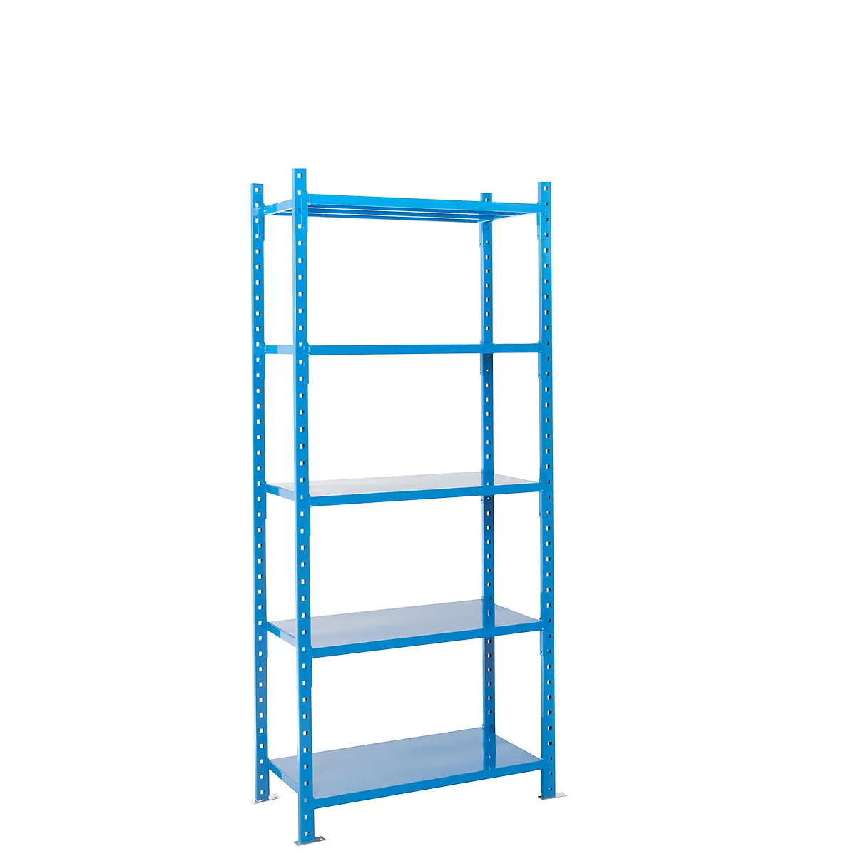 Steckregal-Grundfeld, m. 5 Stahlblechböden, B 1010 x T 800 x H 2500 mm