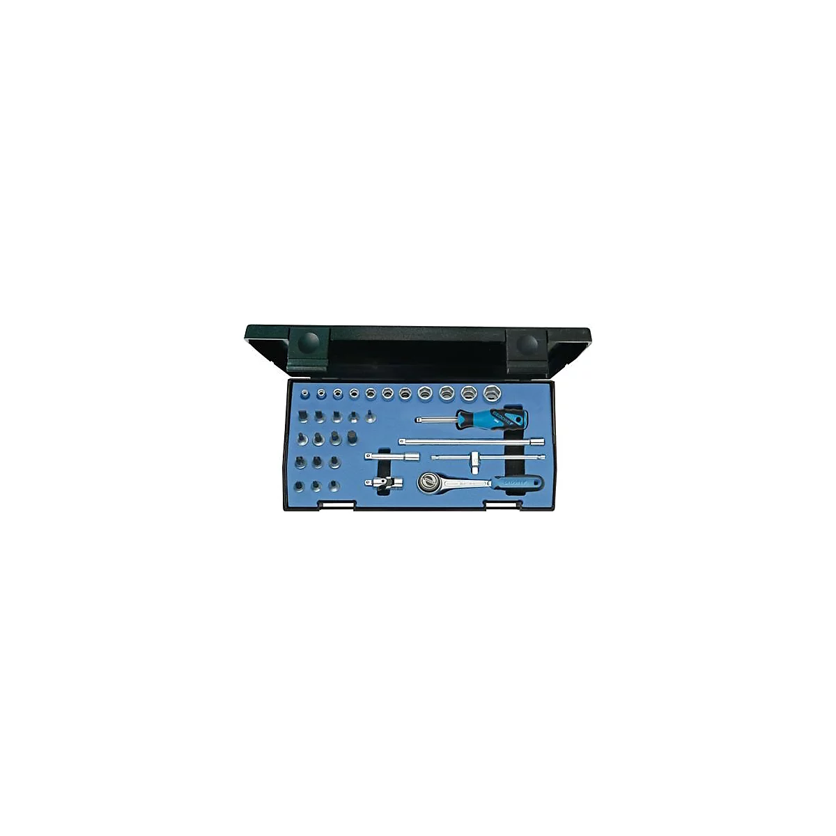 Steckschlüsselsatz 20 IMU-3 32-tlg.1/4 Zoll SW 4-14mm Z.72 6KT GEDORE