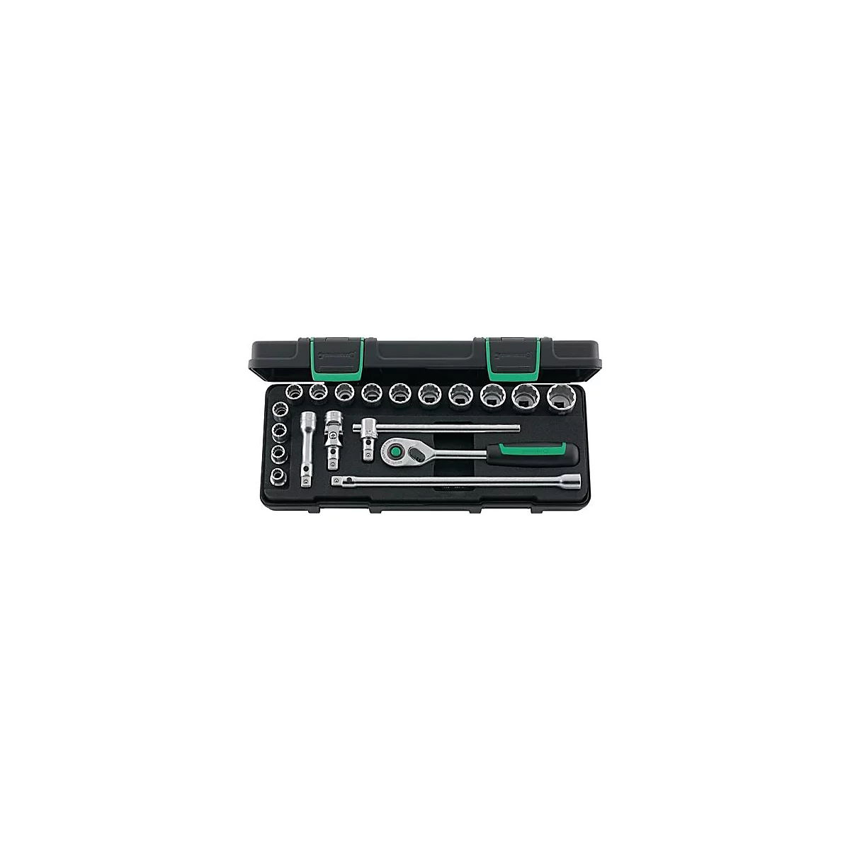 Steckschlüsselsatz 45/14/5i QR 19-tlg.3/8 Zoll SW 8-22mm Z.80 12KT