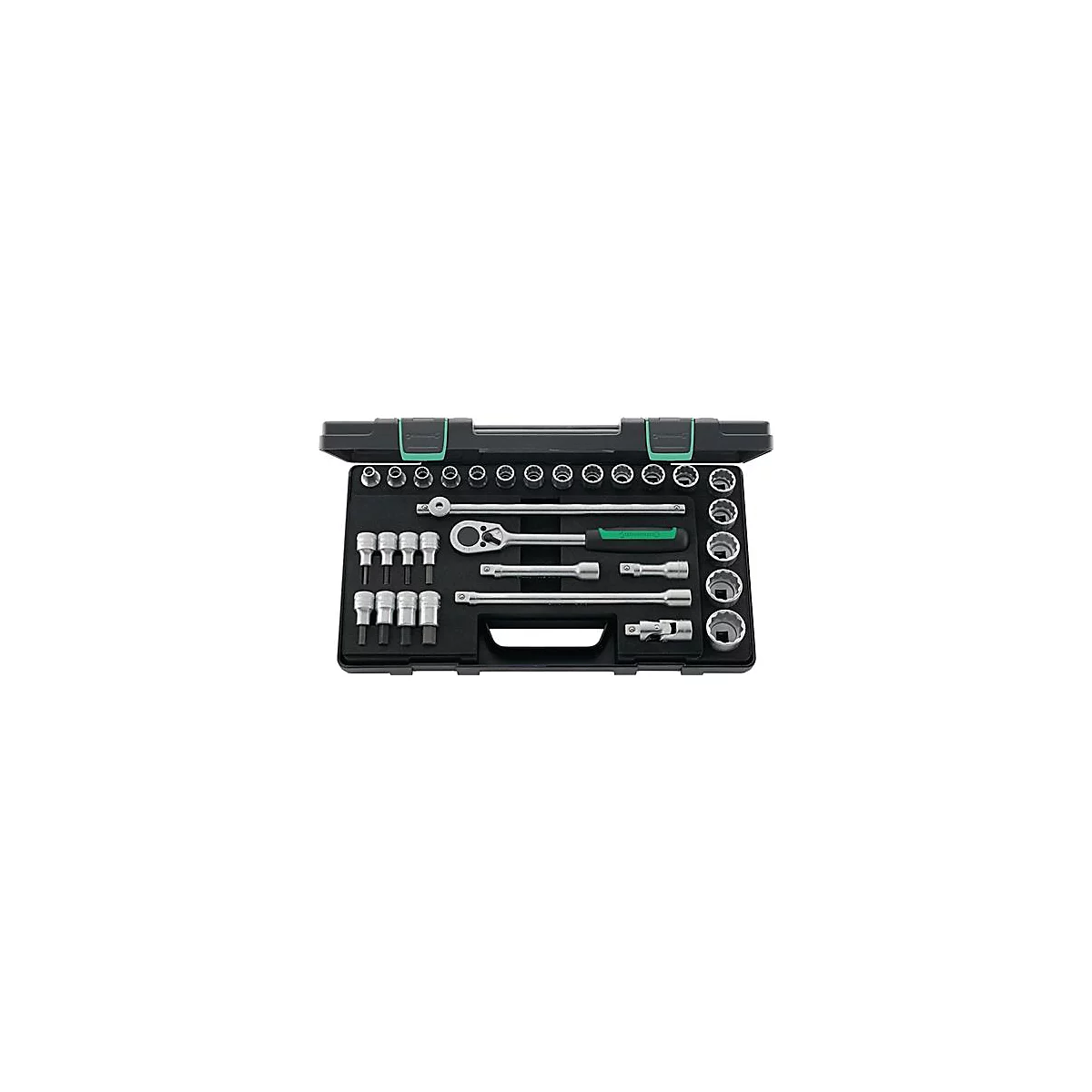 Steckschlüsselsatz 50/54/25/6 KN 31-tlg.1/2 Zoll SW 8-32mm Z.36 12KT
