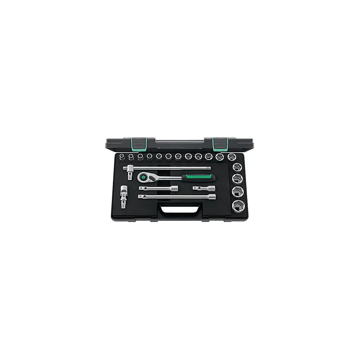 Steckschlüsselsatz 52/16/6QR 22-tlg.1/2 Zoll SW 10-32mm Z.80 6KT