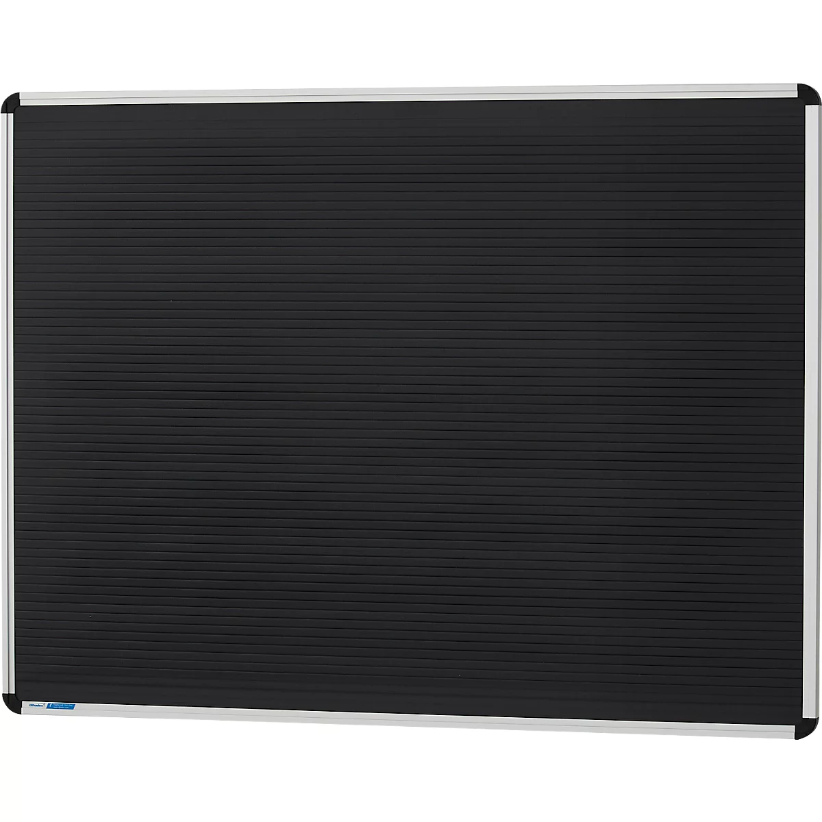 Stecktafel Ultradex Planrecord, Wandmontage, 61 waagerechte Schienen, B 1020 x T 22 x H 770 mm, Werkstoff und Aluminium, schwarz