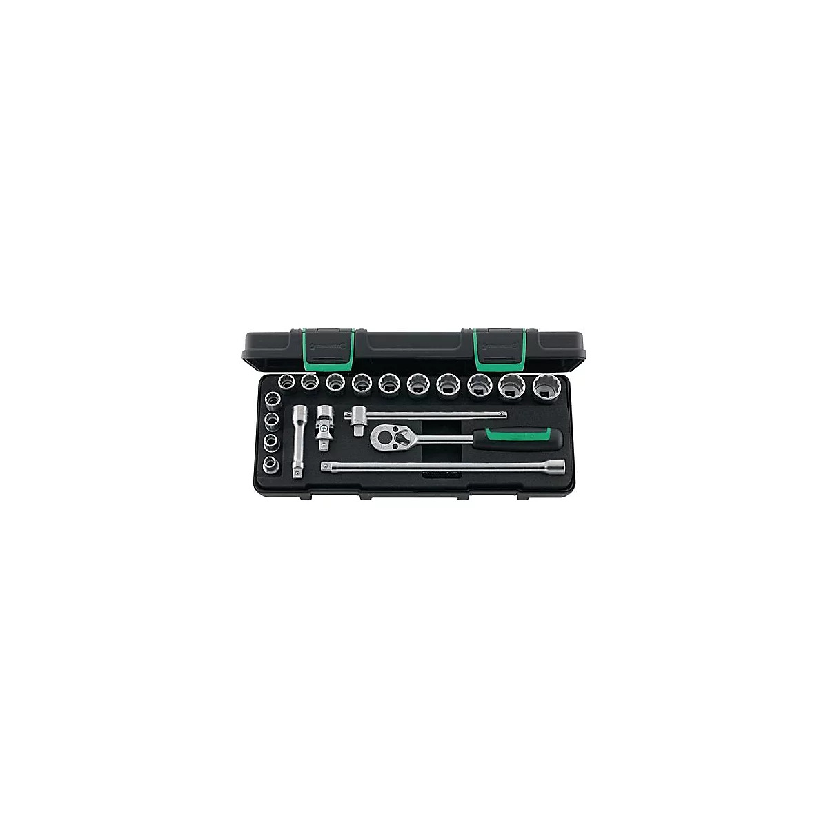 Steeksleutelset 45/14/5i 19-delig.3/8 inch SW 8-22mm Z.30 12KT