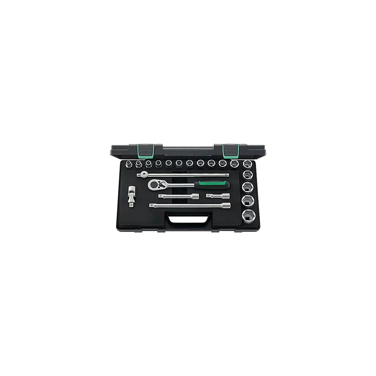 Steeksleutelset 52/16/6 22-pcs.1/2 inch SW 10-32mm Z.36 6KT
