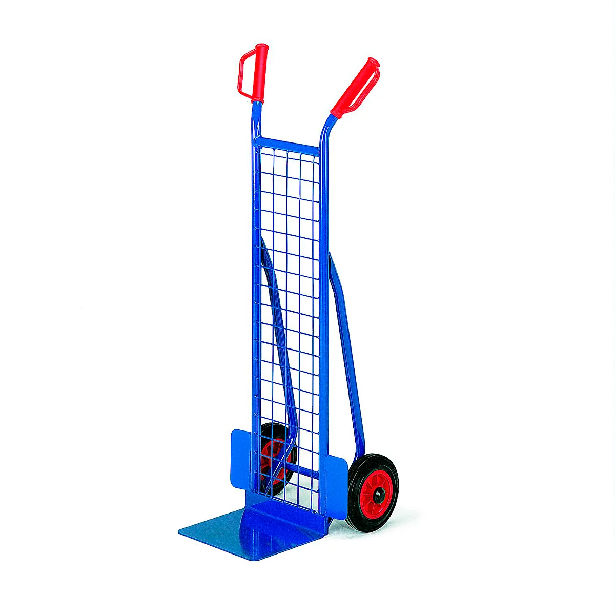 Steekwagen met rooster Rollcart - massief rubberen banden - draagvermogen 200 kg