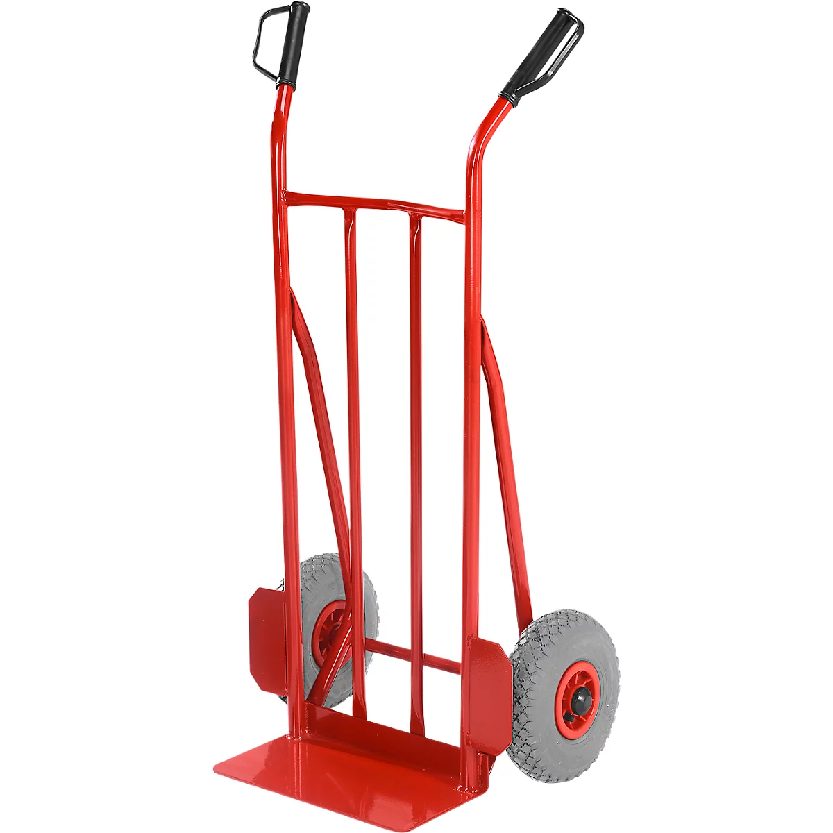 Steekwagen - stalen - massief rubberen banden - draagvermogen 250 kg - extra grote schep - ons merk Schäfer Shop