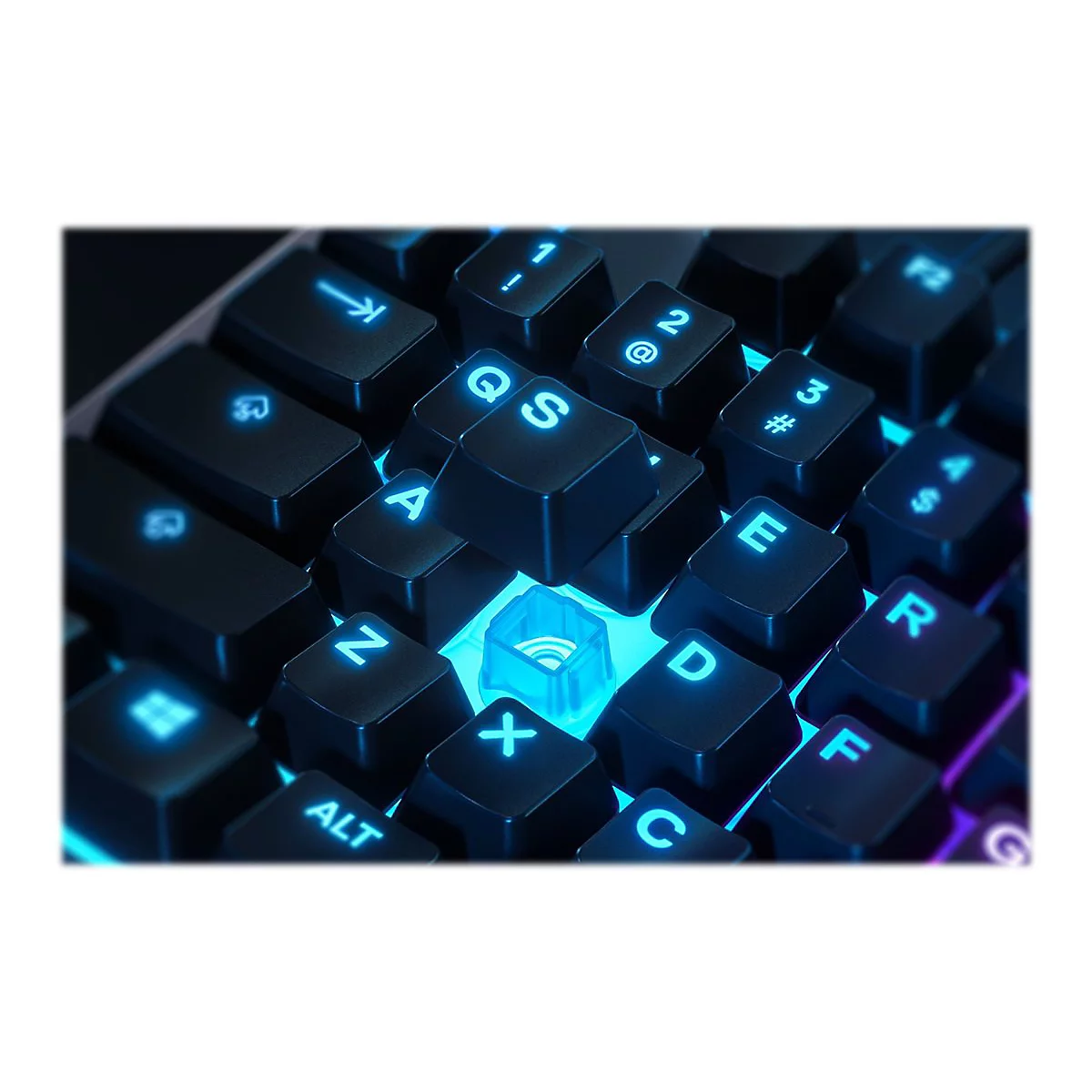 SteelSeries Apex 3 - Tastatur - Hintergrundbeleuchtung - USB - Tastenschalter: Whisper Quiet Gaming Switch