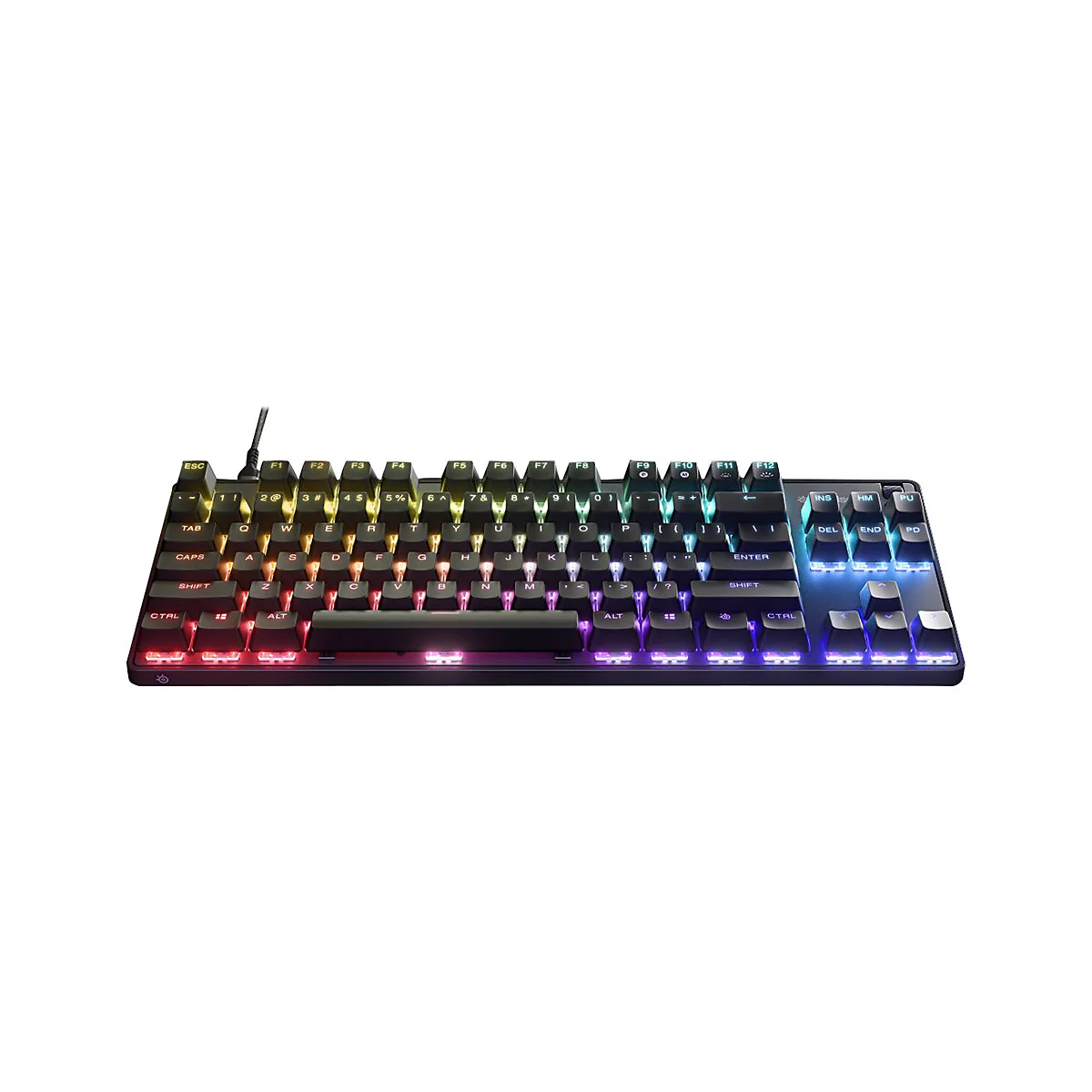 SteelSeries Apex 9 TKL - Tastatur - Hintergrundbeleuchtung - USB - US-Englisch - Tastenschalter: SteelSeries Linear OptiPoint Optical (tauschbar)