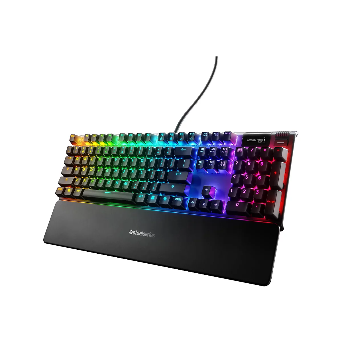SteelSeries Apex Pro - Tastatur - mit Display - Hintergrundbeleuchtung - USB - QWERTY