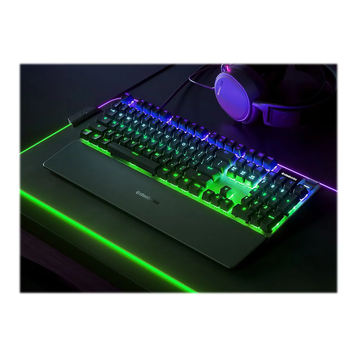 SteelSeries Apex Pro - Tastatur - mit Display - Hintergrundbeleuchtung - USB - QWERTY