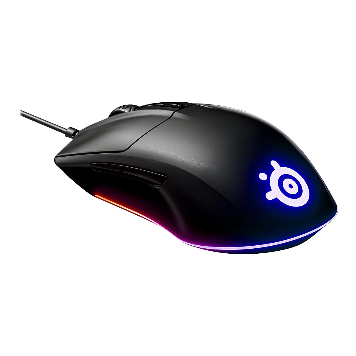 SteelSeries Rival 3 - Maus - optisch - 6 Tasten - kabelgebunden - USB