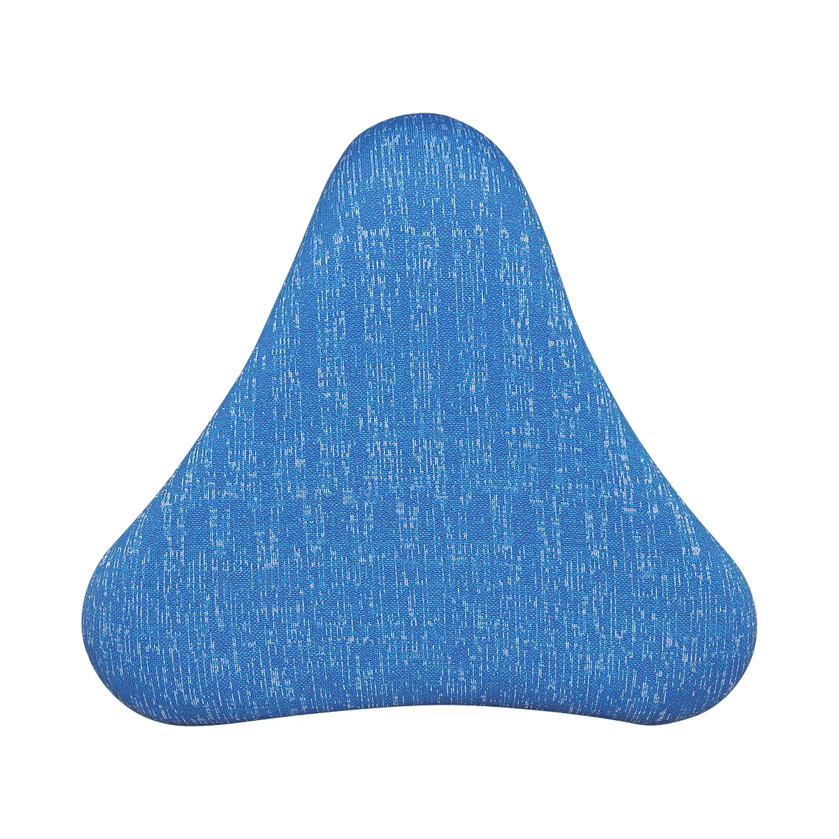 Blaues, tropfenförmiges Produkt. Die Oberfläche ist mit einem leicht strukturierten Muster versehen.
