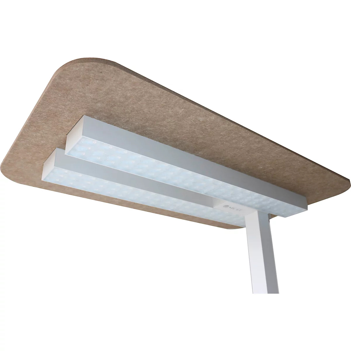 Stehleuchte UNILUX NEXUS LED, Sensortechnik, 4000 K, 40000 Stunden, für bis zu 2 Arbeitsplätze, Sockel, weiß 