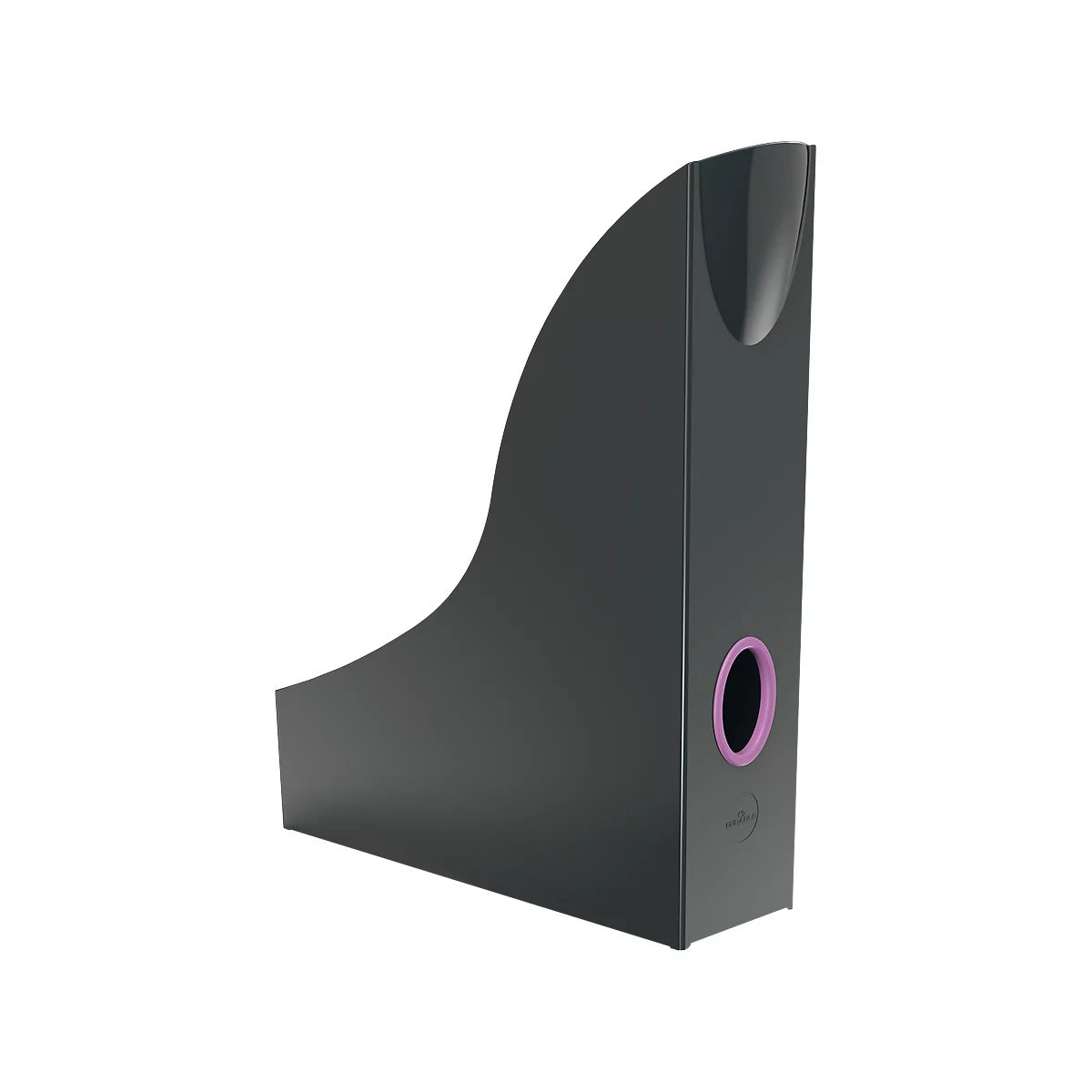 Stehsammler Durable VARICOLOR®, DIN A4, Grifflöcher in verschiedenen Farben, anthrazit, 5 Stück