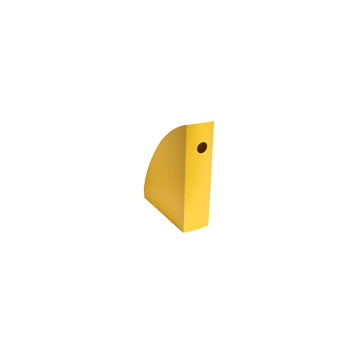 Stehsammler Exacompta BEE BLUE Pen Cube, für Dokumente im Format A4+, mit Griffloch, Kunststoff, safrangelb, 6 Stück