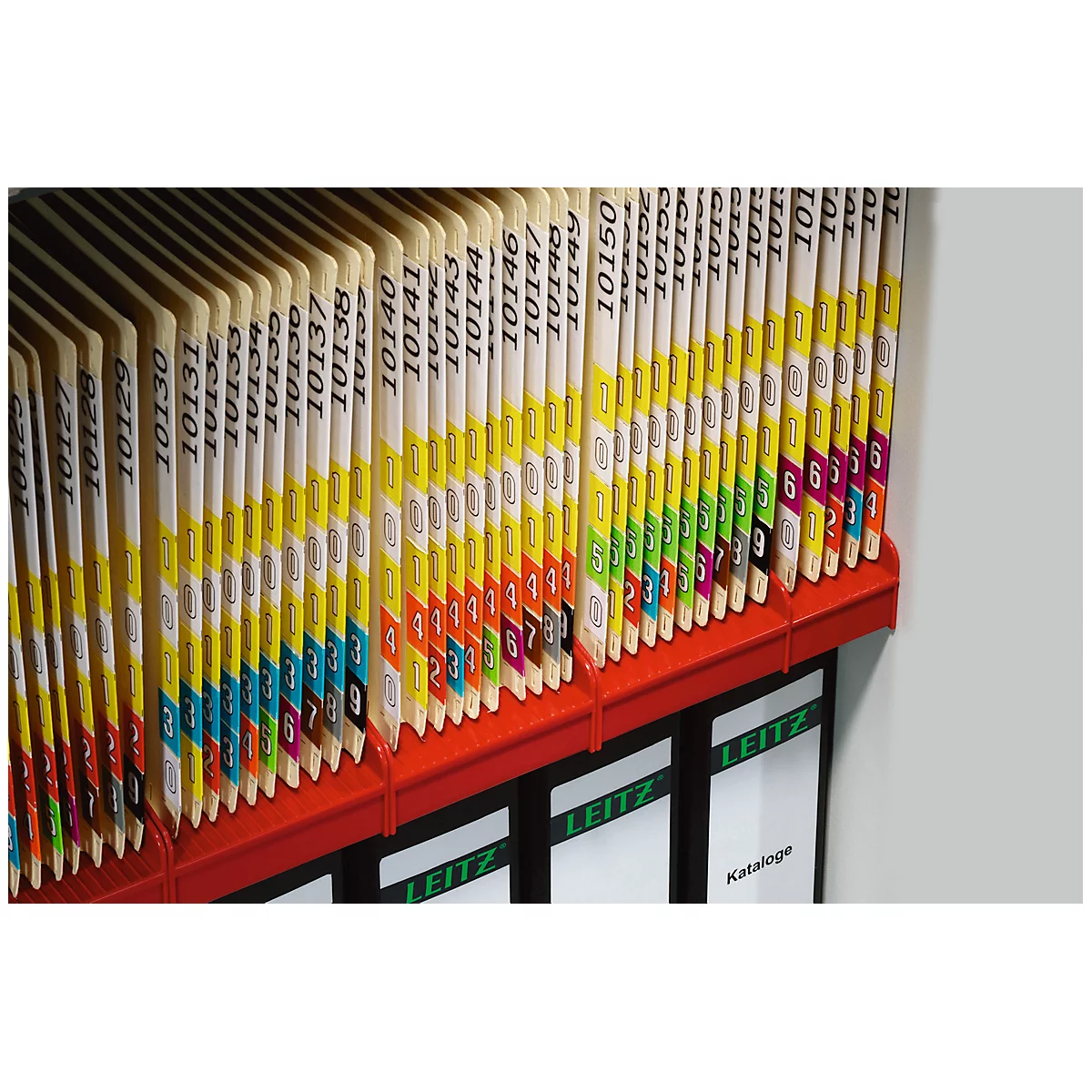 Stehsammler Leitz Quer 2427, rot