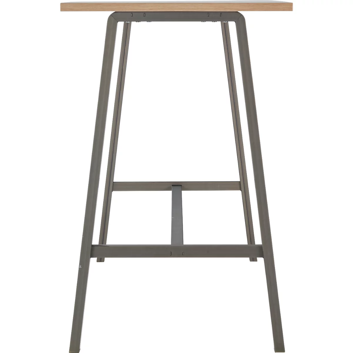 Stehtisch Meeting Point, rechteckig, A-Fuß-Gestell, B 1750 x T 680 x H 1042 mm, Asteiche/anthrazit