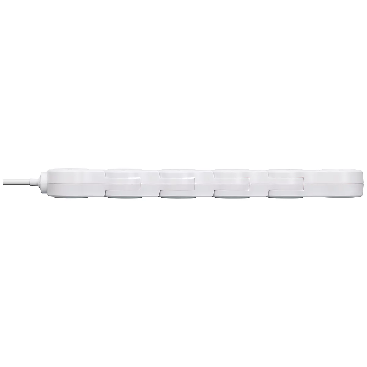 Stekkerdoos Brennenstuhl Vario Power, 5-voudig, 2x USB, IP20, 2100 mA, buigbaar, voor binnengebruik, polycarbonaat