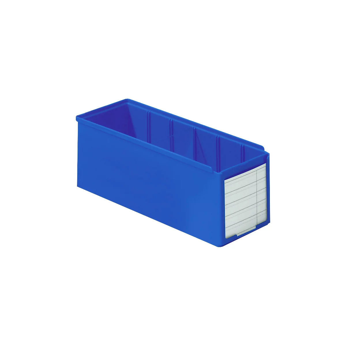 Stellingbak RK 300, 6 vakken, polystyreen, B 135 x D 300 x H 120 mm, blauw