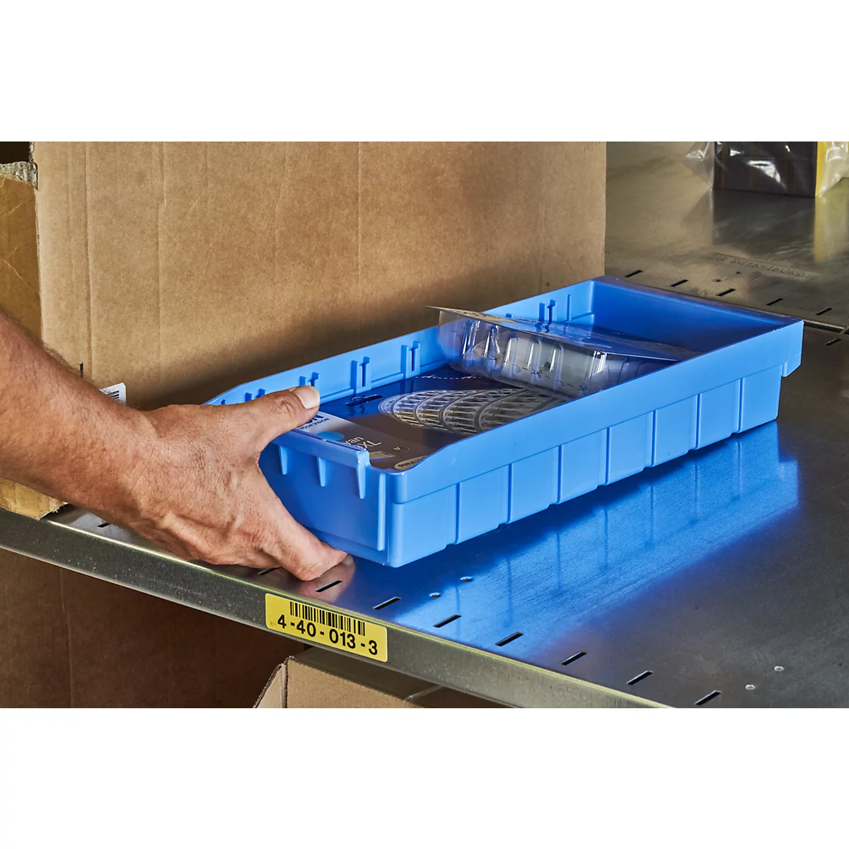 Stellingbak RK 400, 8 vakken, blauw