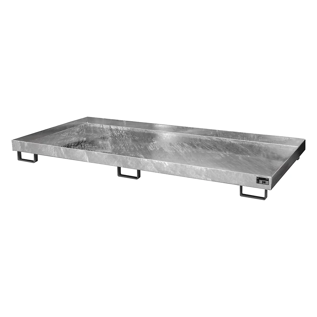 Stellinglekbak type RW/RW 2700-1, zonder rooster, gegalvaniseerd
