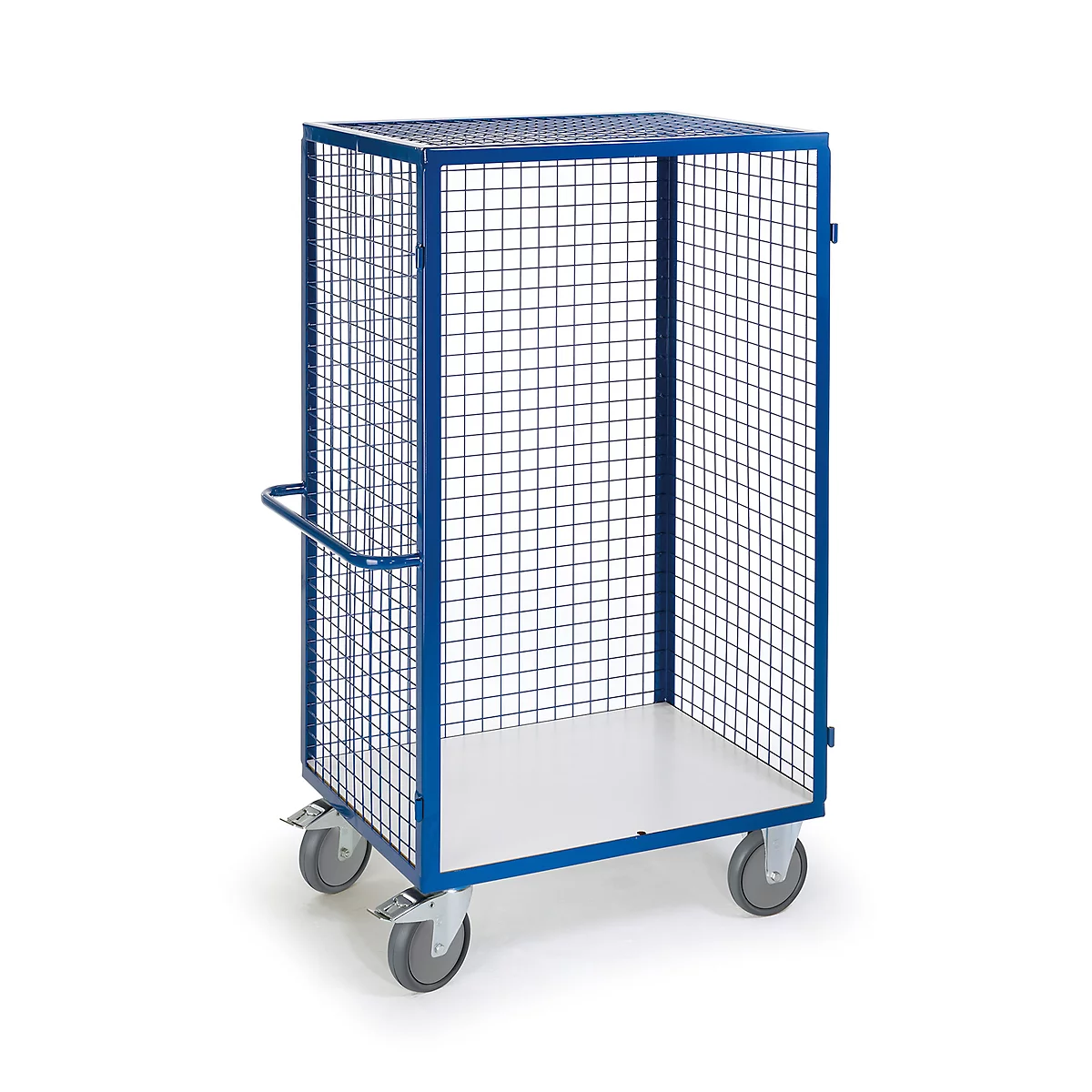 Stellingwagen met ESD-roosterwanden, 1215 x 800 mm