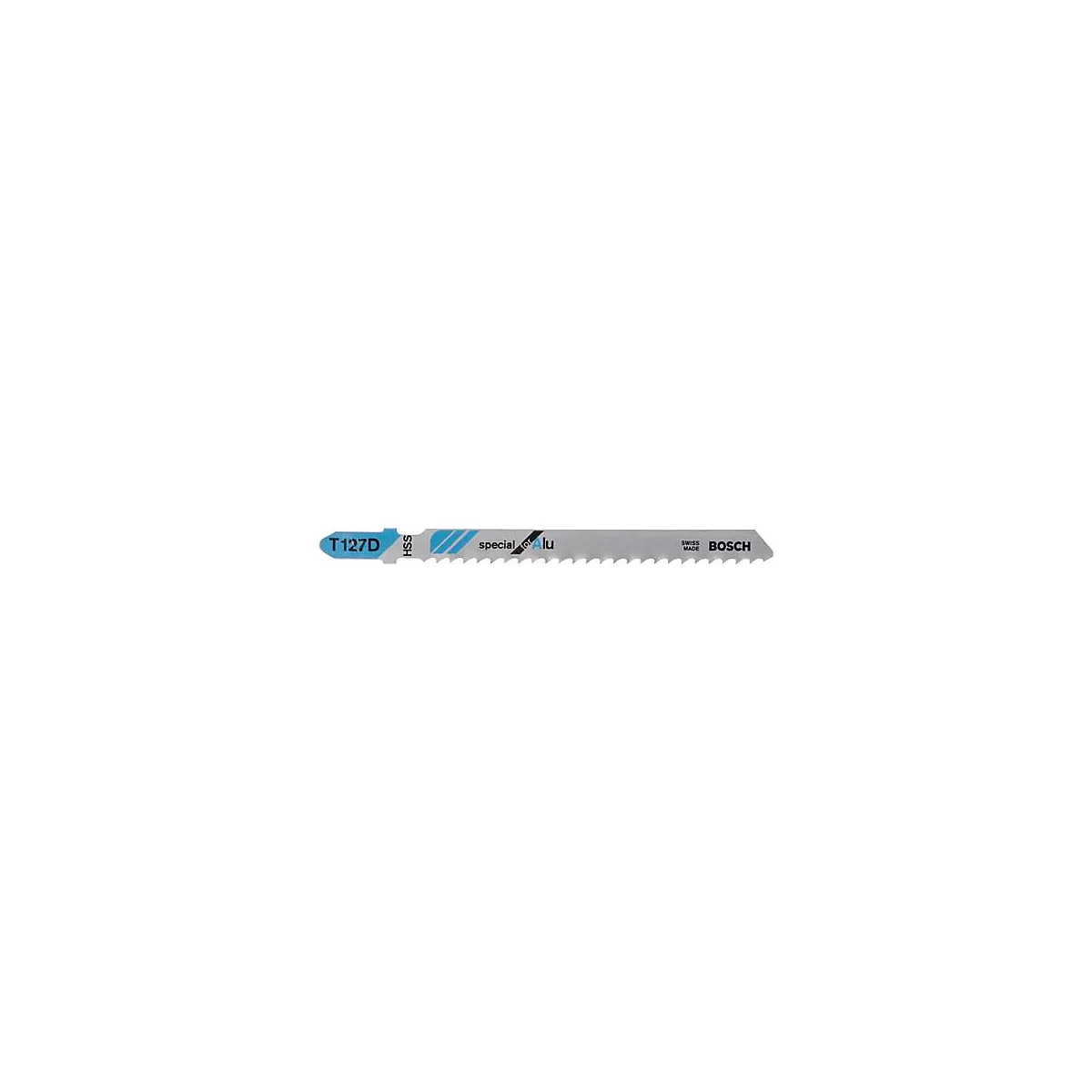 Stichsägeblatt T 127 D Gesamt-L.100mm Zahnt.3mm HSS 5 St./Karte BOSCH