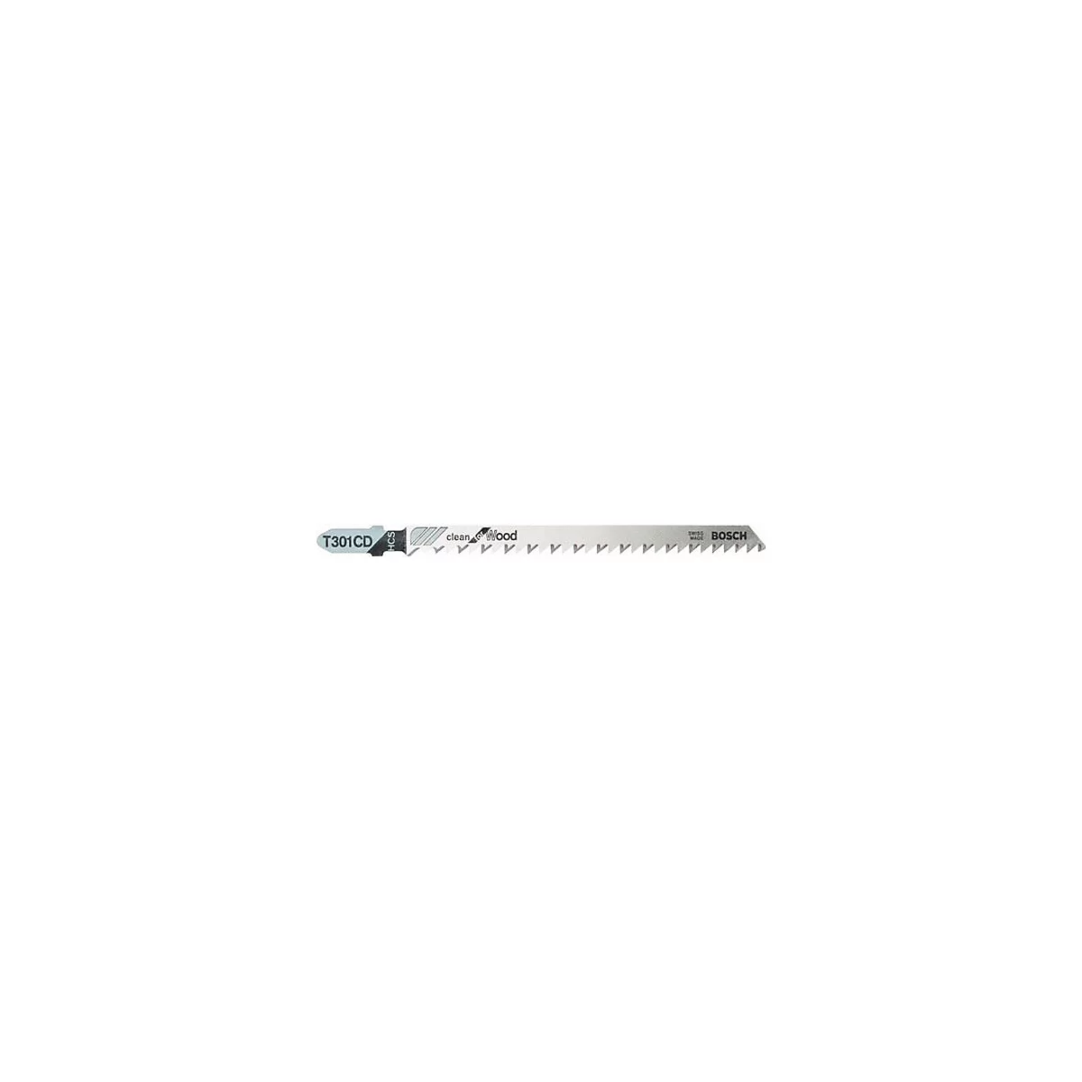 Stichsägeblatt T 301 CD Gesamt-L.117mm Zahnt.3mm HCS 5 St./Karte BOSCH