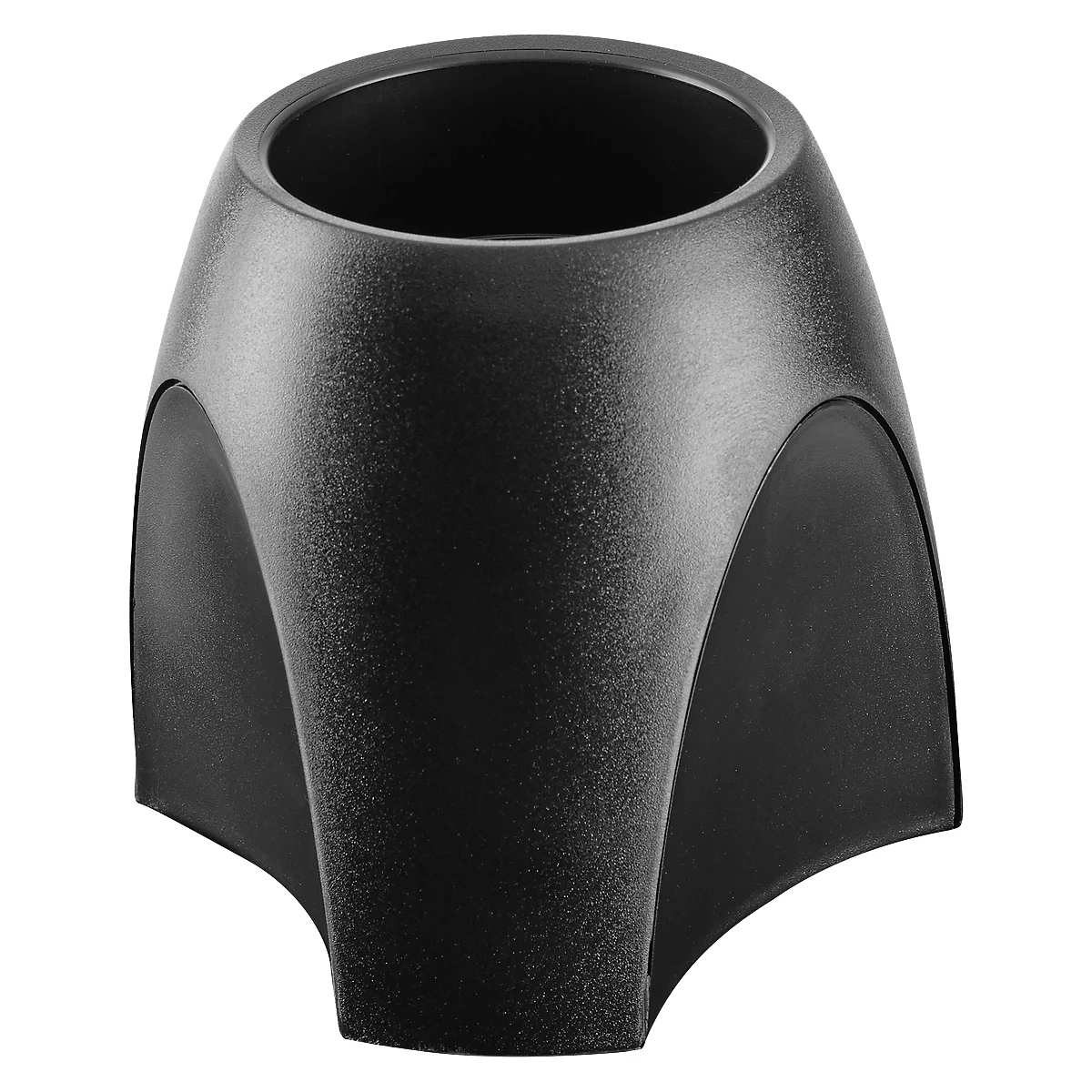 Stifteköcher Han DELTA, rutschfest, Schaumstoffeinlage, Polystyrol, schwarz-schwarz
