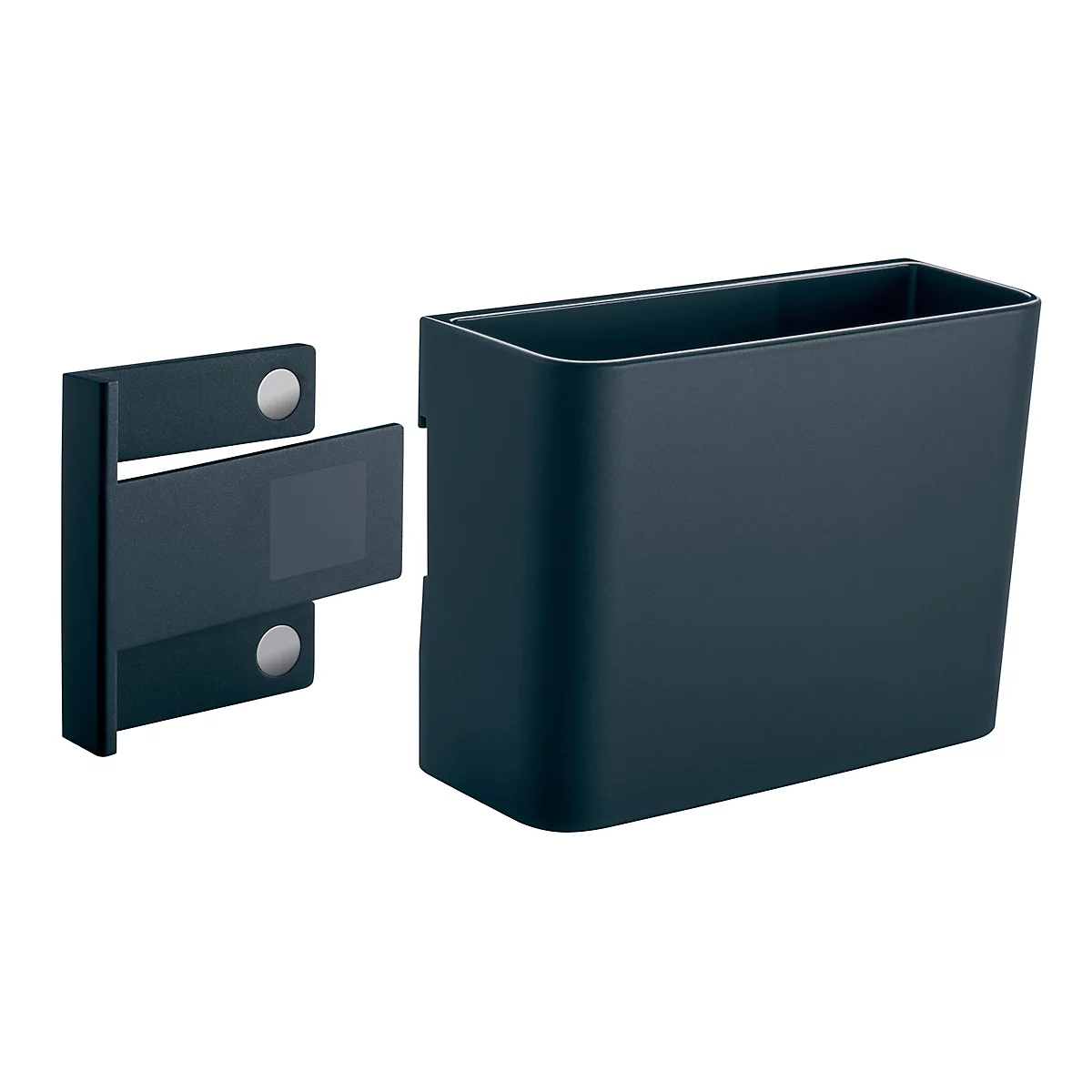 Stifteköcher Sigel Business M, für Glasmagnetboards 3-5 mm, für ca. 10 Stifte, magnetisch, anthrazit