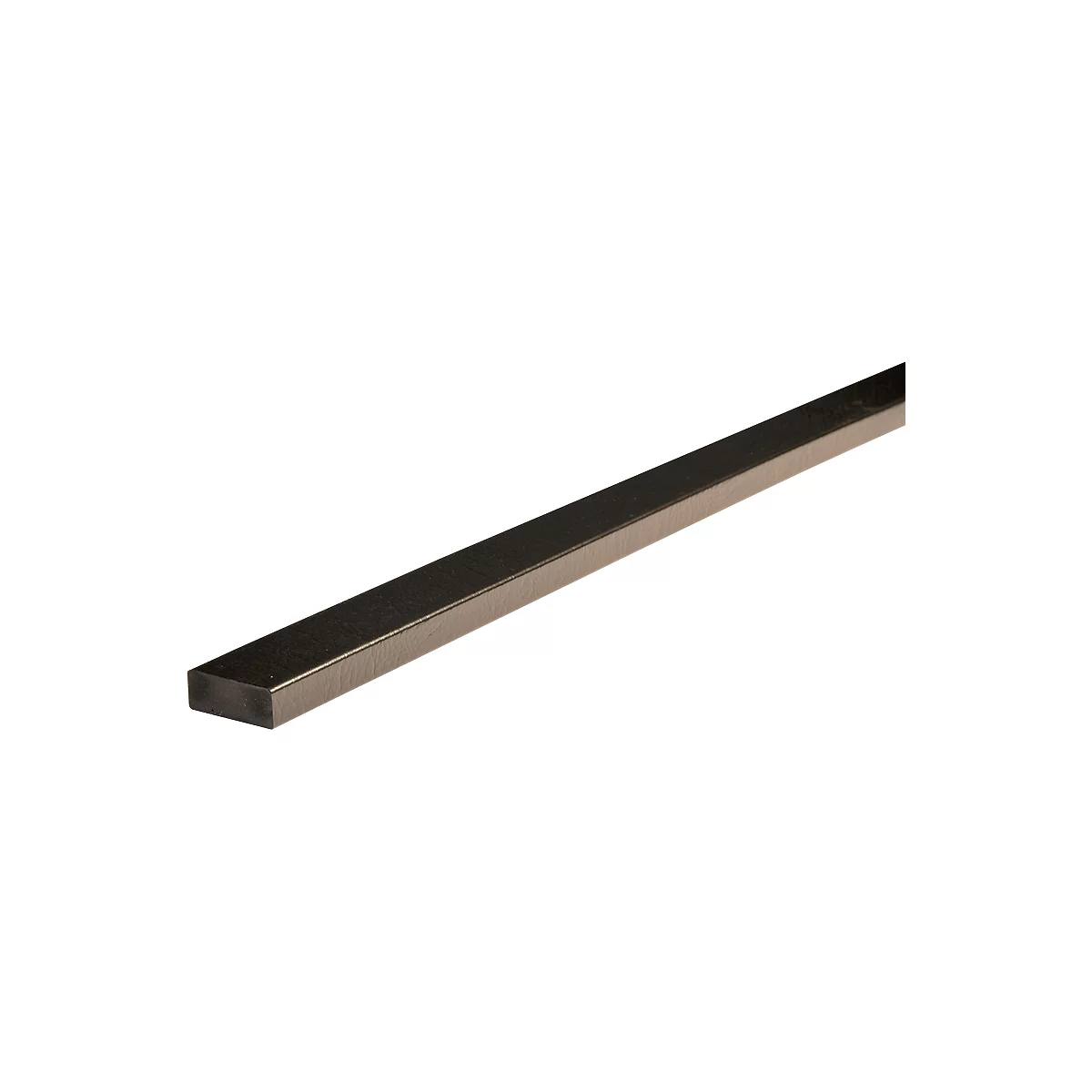 Stootrand type D, strekkende meter, zwart