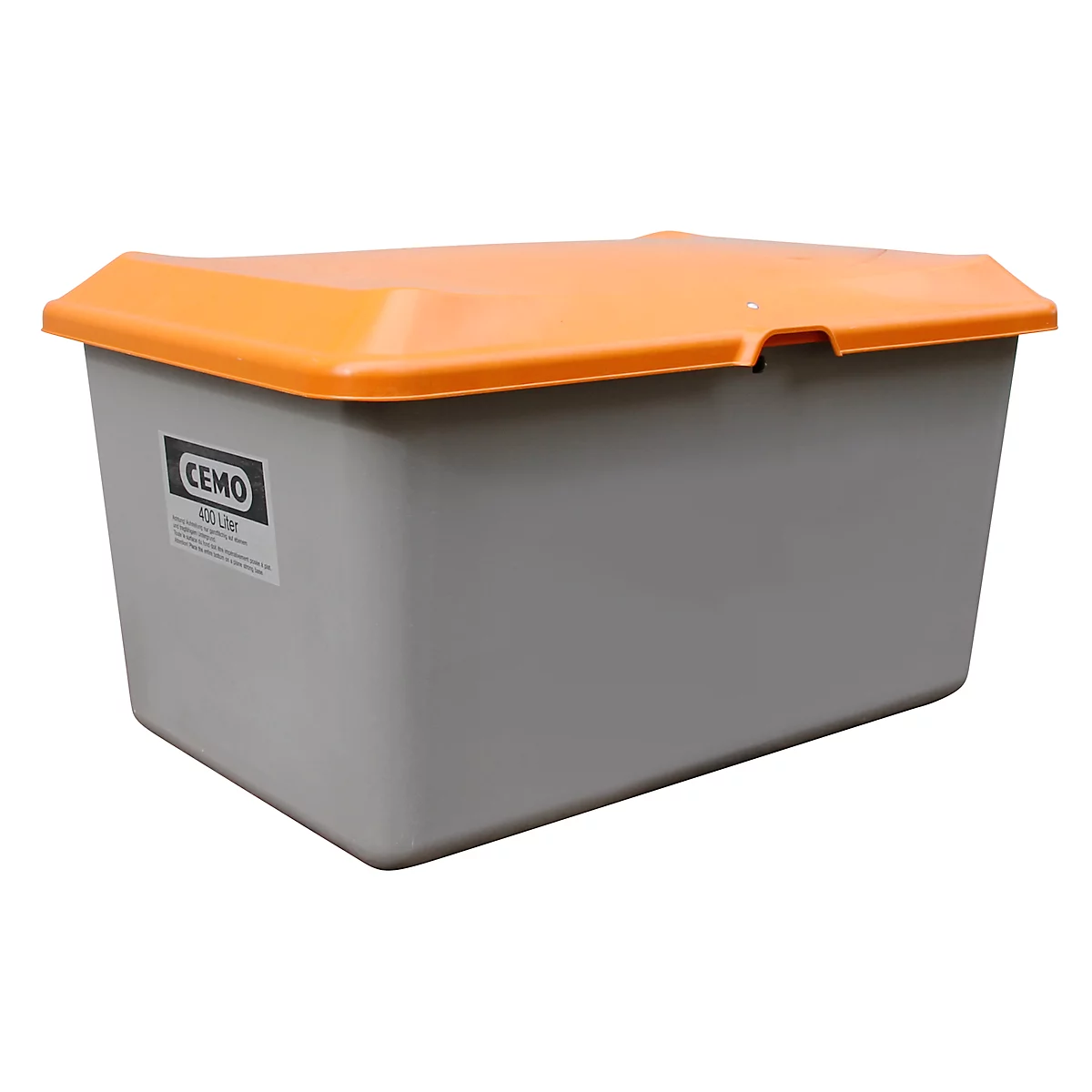 Streugutbehälter Standard, ohne Entnahmeöffnung, 400 l, L 1210 x B 820 x H 670 mm