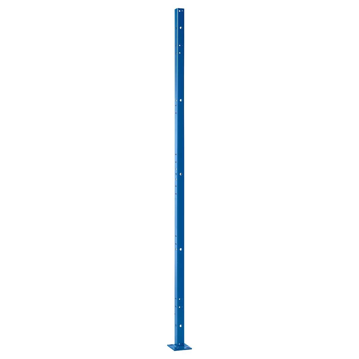 Stütze, für Gitterelemente, Eckstütze, vorgelocht, blau