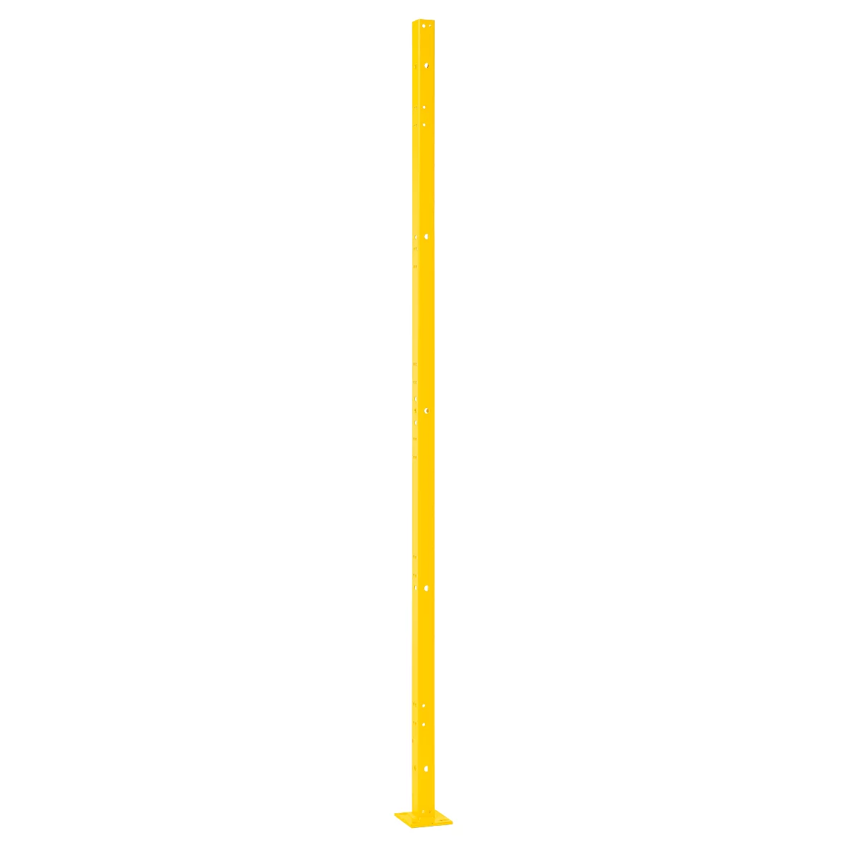 Stütze, für Gitterelemente, Eckstütze, vorgelocht, gelb