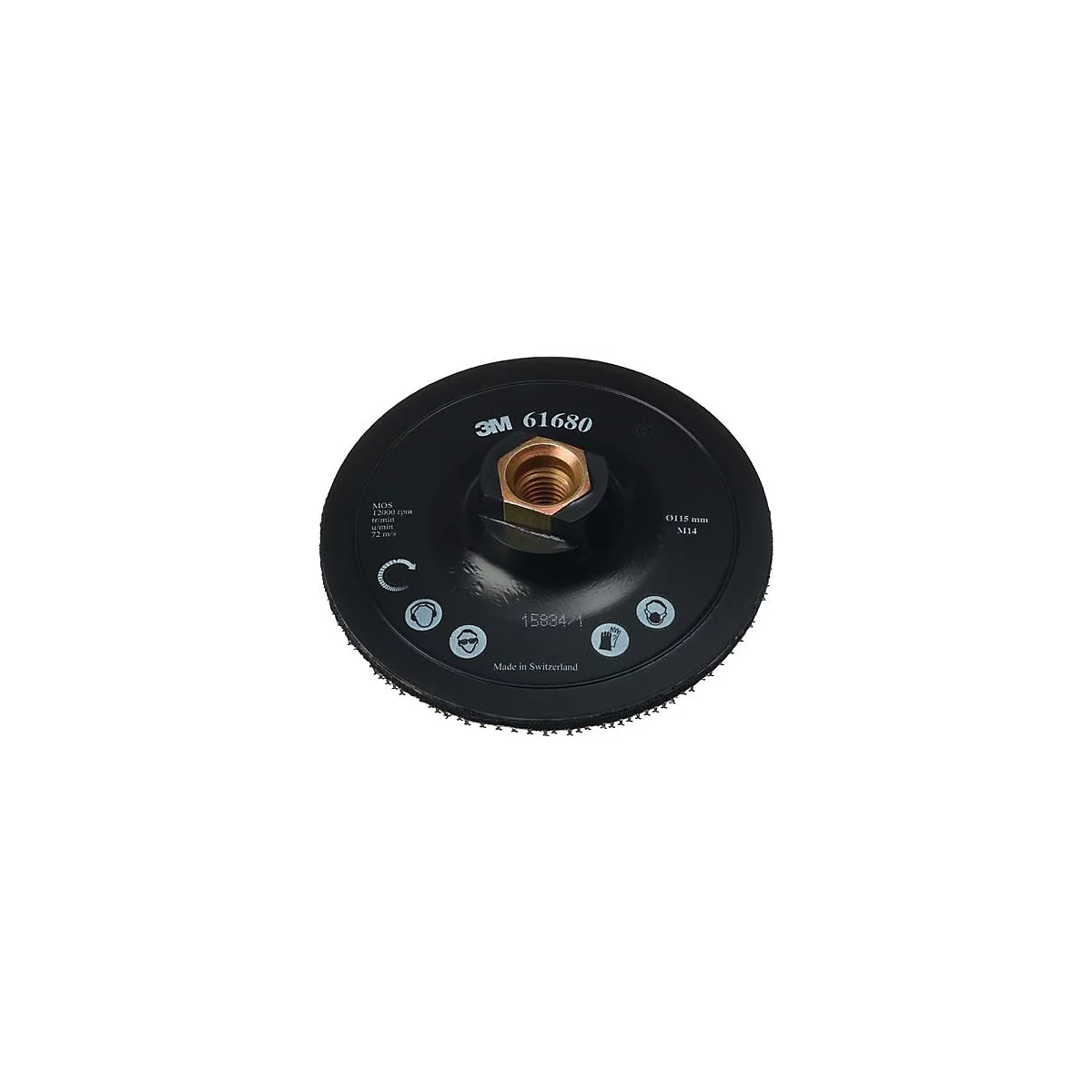 Stützteller Scotch Brite™ DH-AC D.115mm M14 m.Zentrierung 3M