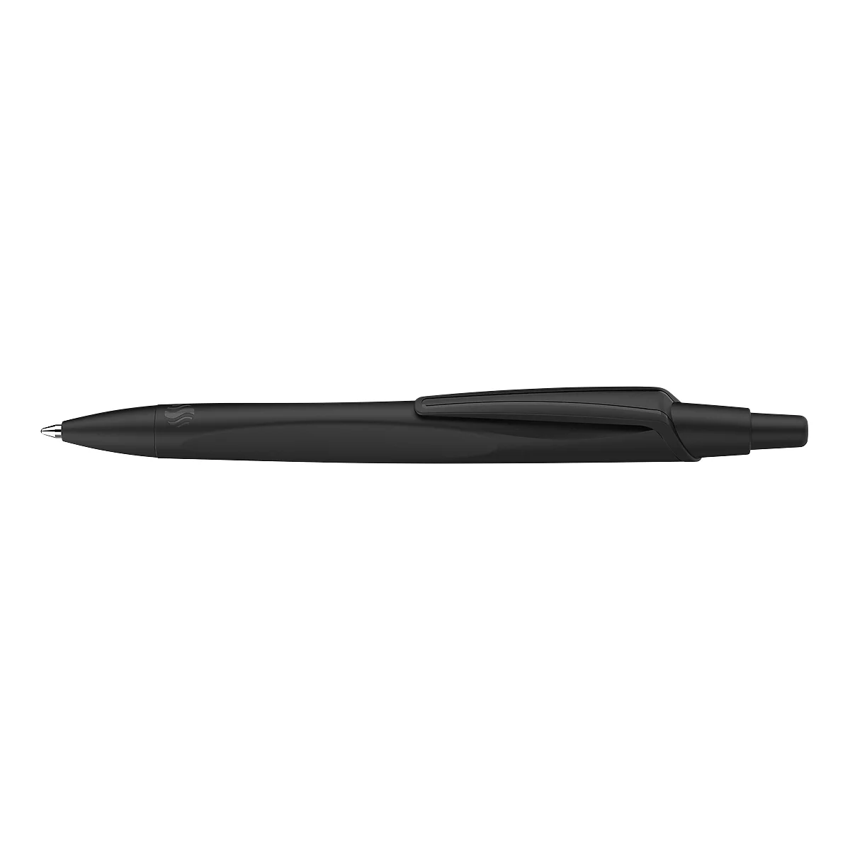 Stylo à bille Schneider Reco, largeur de trait 0,5 mm, rechargeable, 92% plastique recyclé, noir, 20 pcs.