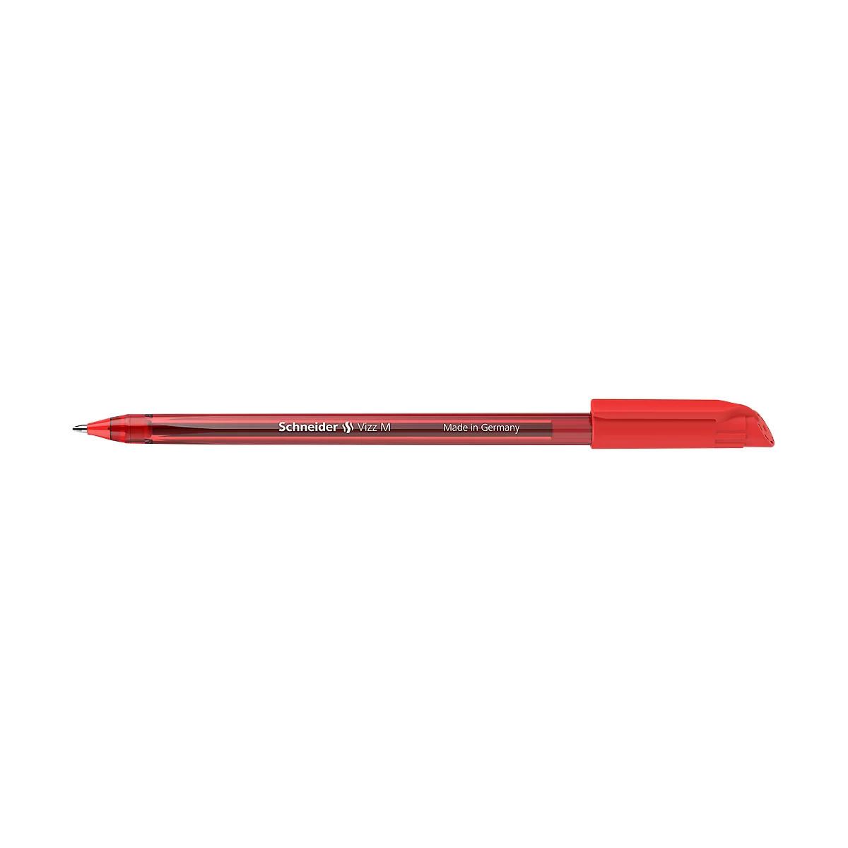 Stylo à bille Schneider Vizz, largeur de trait M, Gelco®, 10 pces, rouge