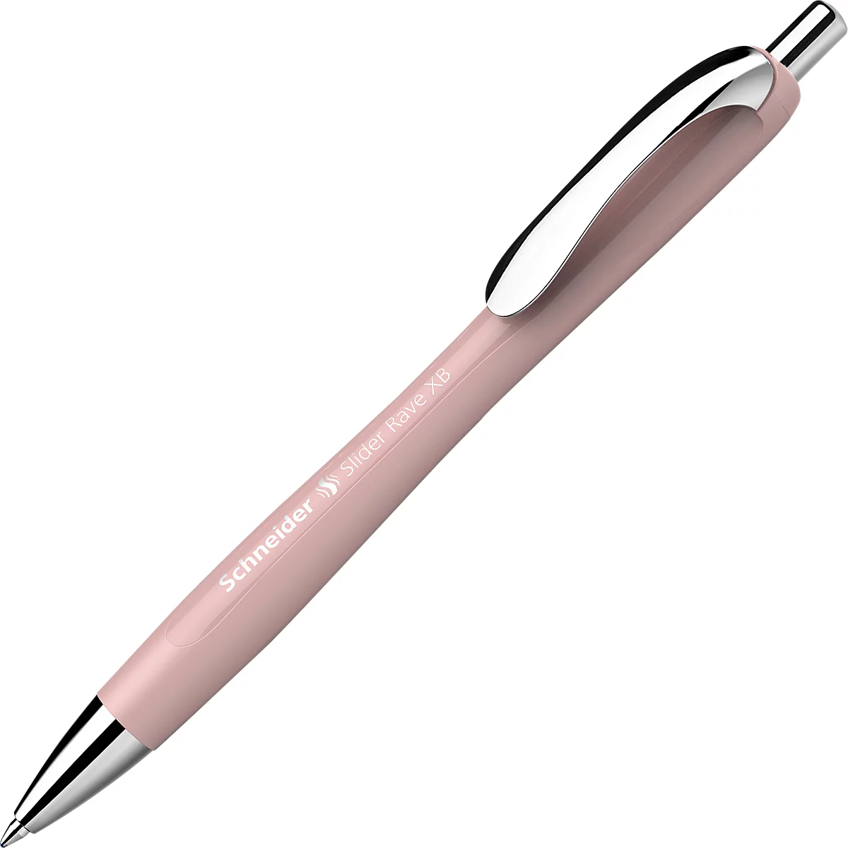 Stylo à bille Slider Rave, pearl, 5 pièces