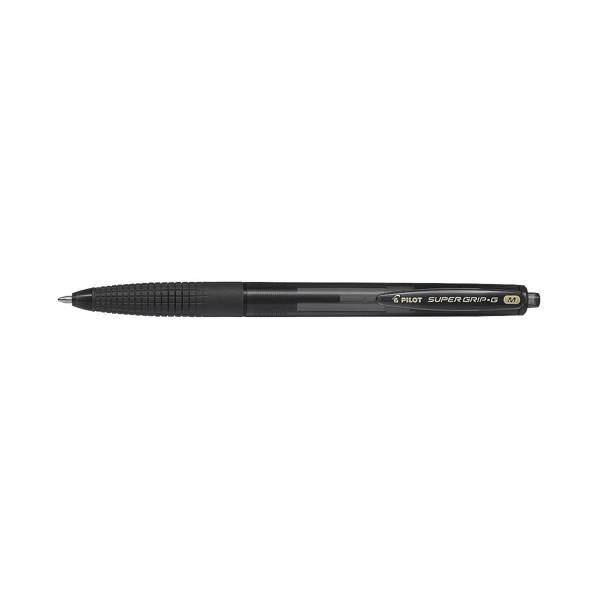Stylo bille Pilot Super Grip G 2036, épaisseur de trait M, 12 p., noir