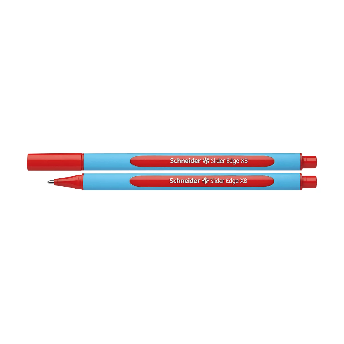 Stylos-billes Slider Edge, XB, rouge, 10 p.