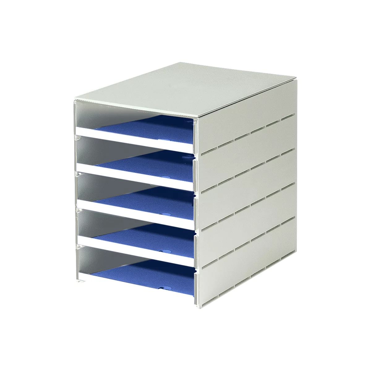 styro® ladebox Stryroval, 5 open laden, C4, polystyreen, blauw