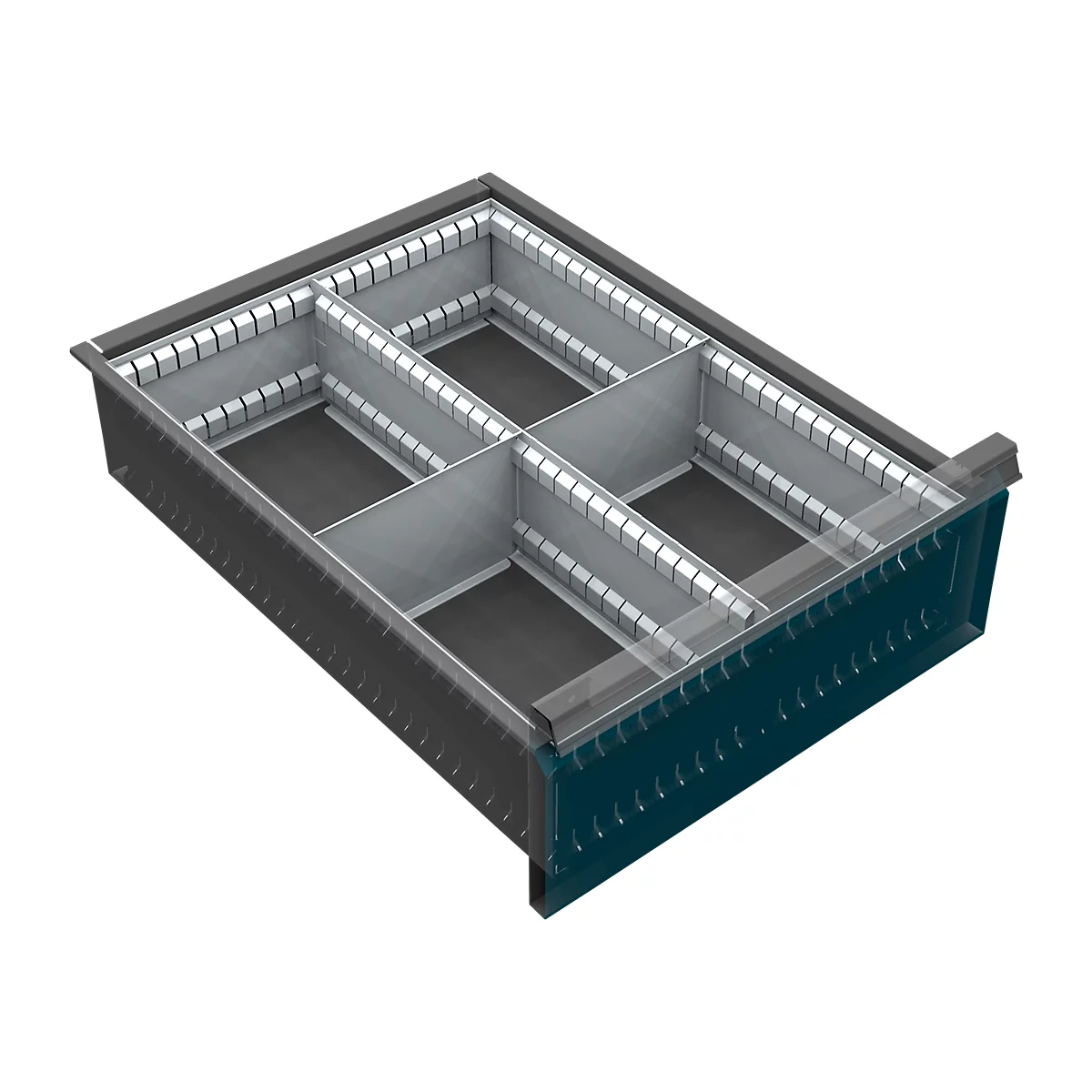 Subdivisor de cajón, 4 compartimentos, 150-240 mm