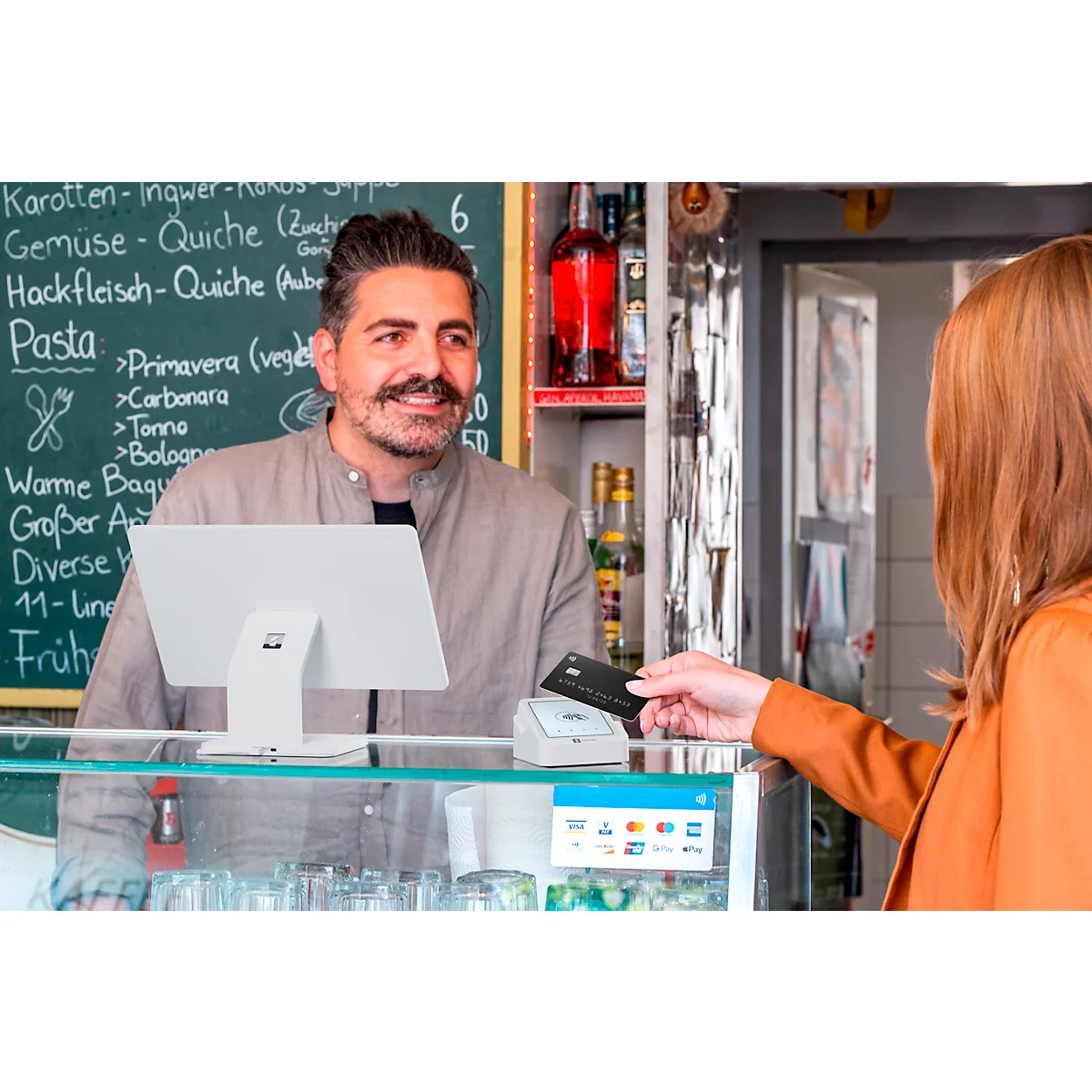 SumUp POS systeem POS Lite + Solo incl. TSE, kaartautomaat en laadstation