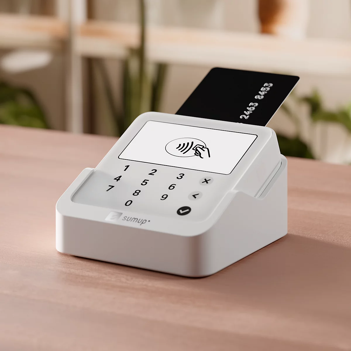 SumUp Solo Lite EC &amp; creditcardterminal incl. oplaadstation, draadloos, met meer dan 1.000 betalingen per batterijlading