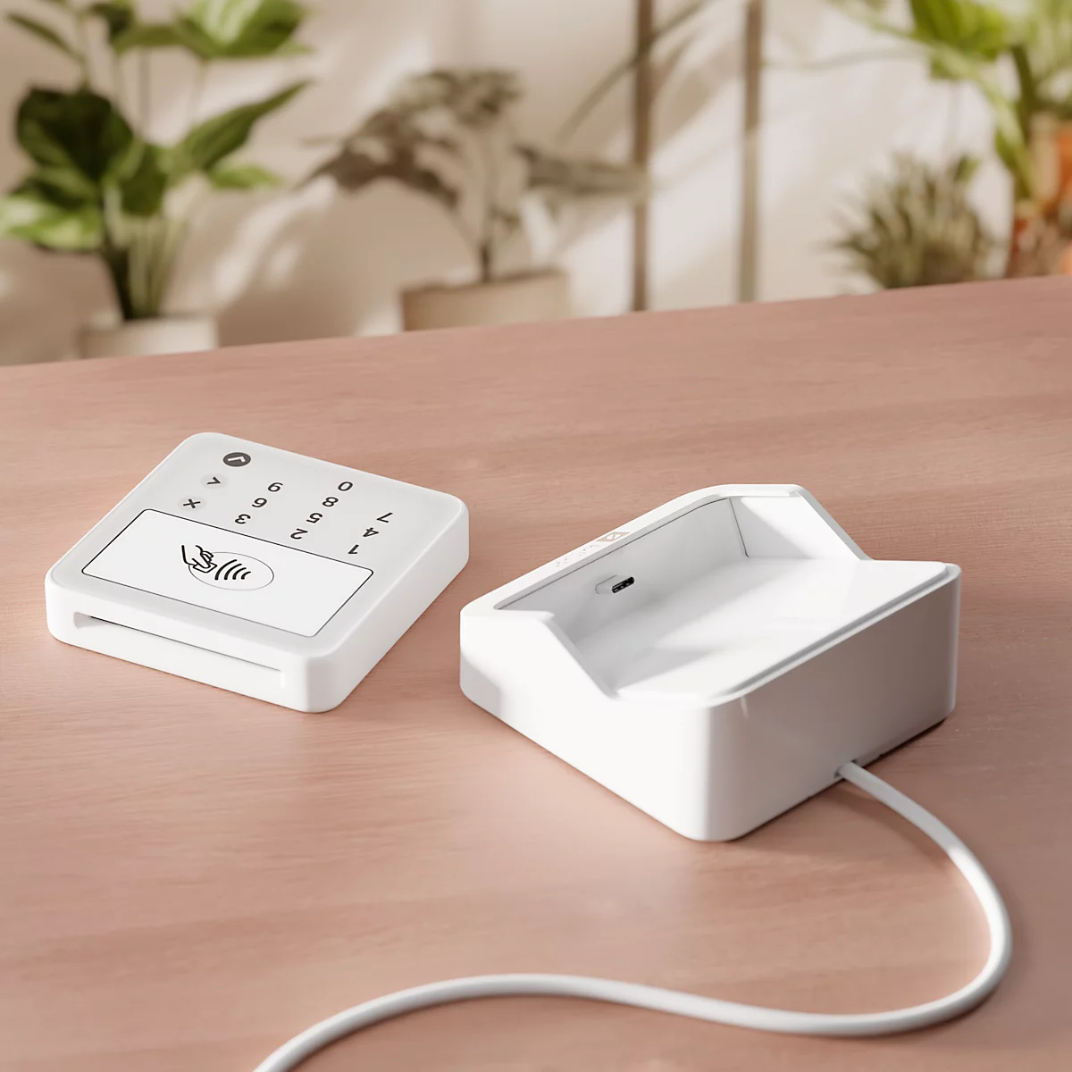 SumUp Solo Lite EC &amp; creditcardterminal incl. oplaadstation, draadloos, met meer dan 1.000 betalingen per batterijlading